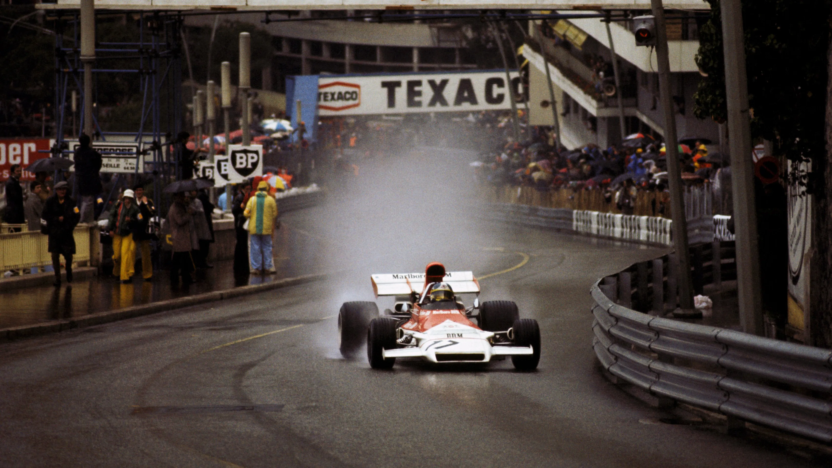 Jean-Pierre Beltoise (FRA) BRM P160B drove the race of his life in the terrible conditions to claim