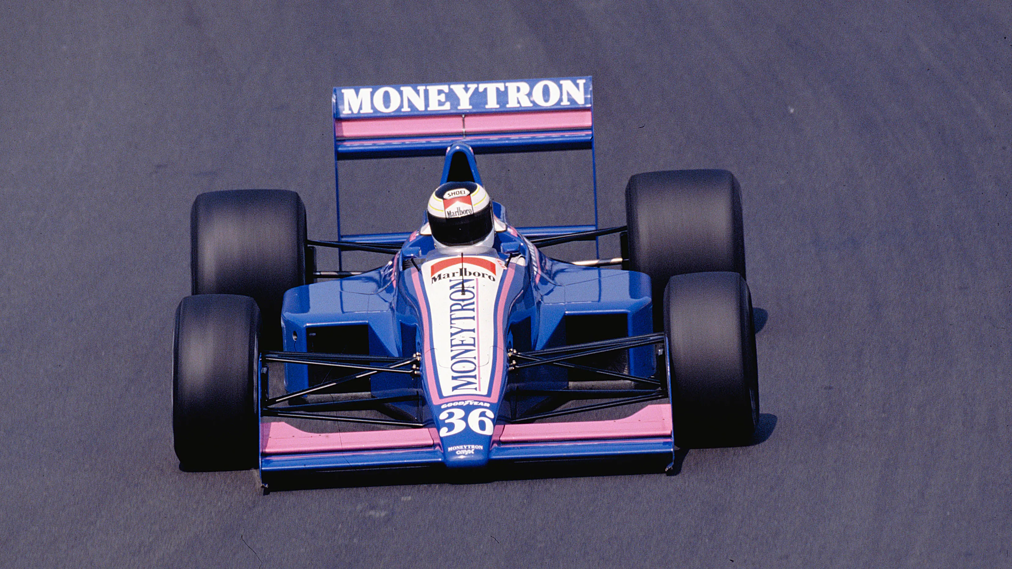 1989 Portuguese Grand Prix.
Estoril, Portugal.
22-24 September 1989.
Stefan Johansson (Onyx ORE-1