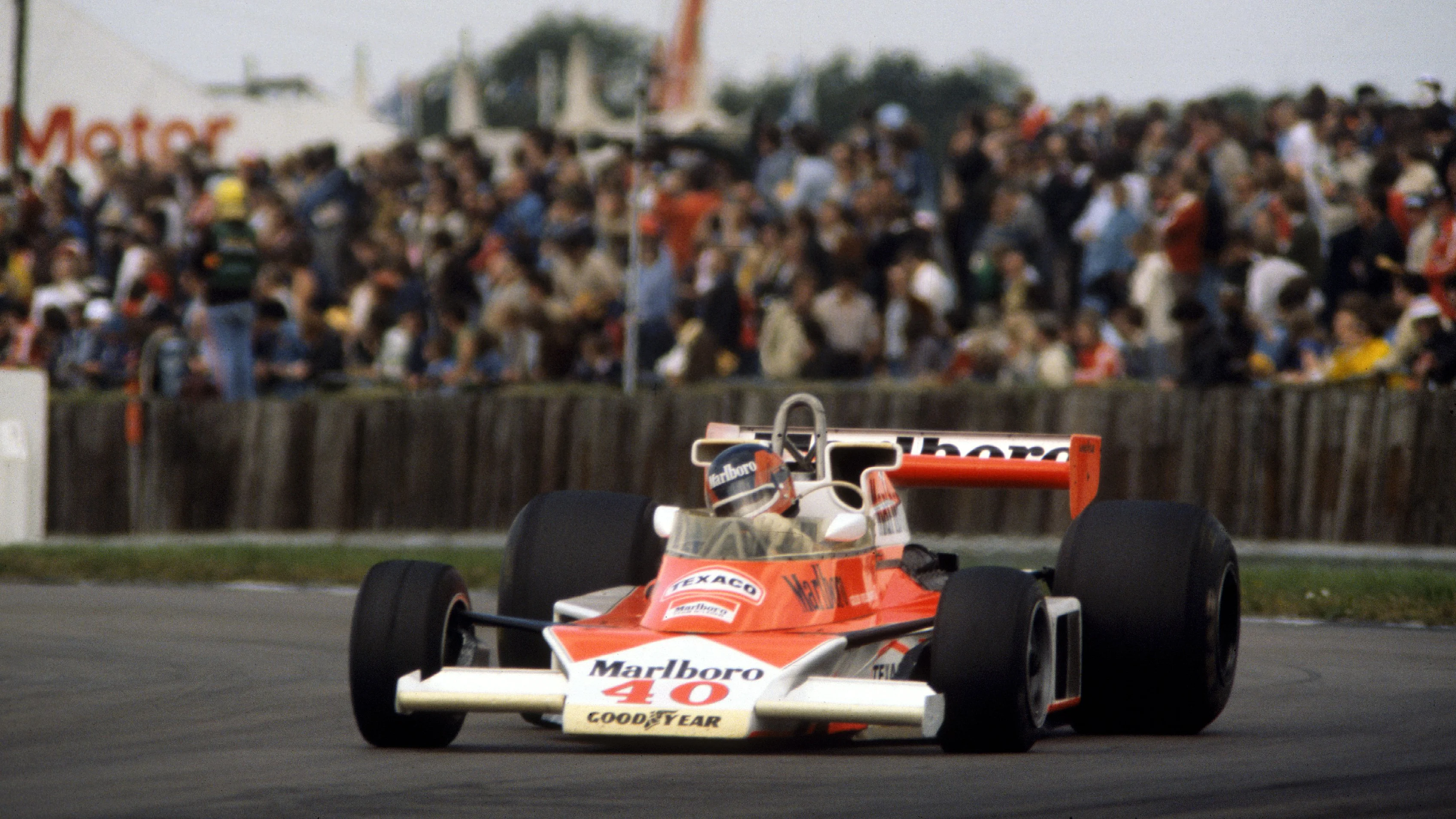 Gilles Villeneuve (CDN) stunned the F1 fraternity on his GP debut when he qualified his McLaren M23