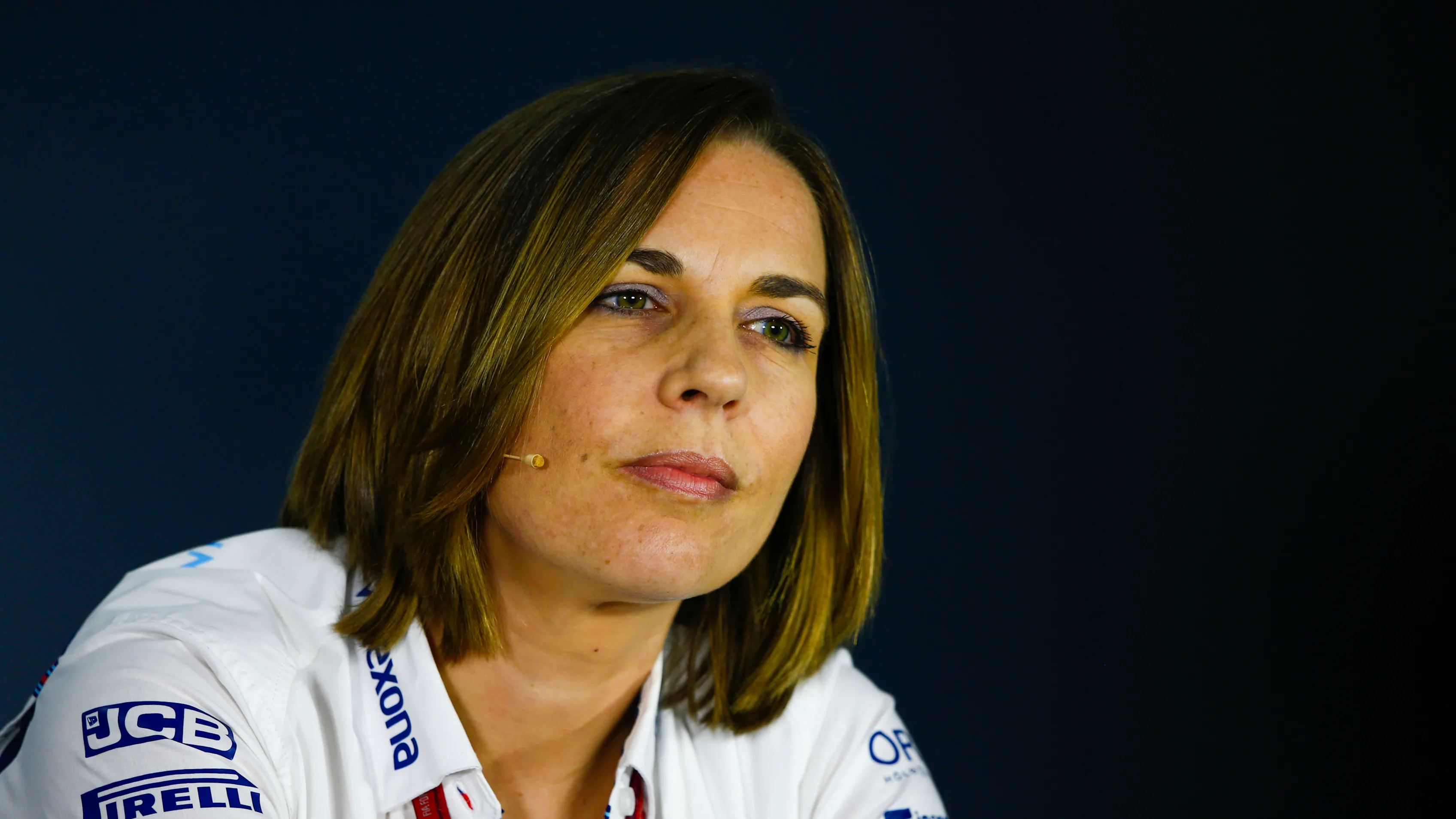 BAHRAIN INTERNATIONAL CIRCUIT, BAHRAIN - APRIL 06: Claire Williams, Deputy Team Principal, Williams