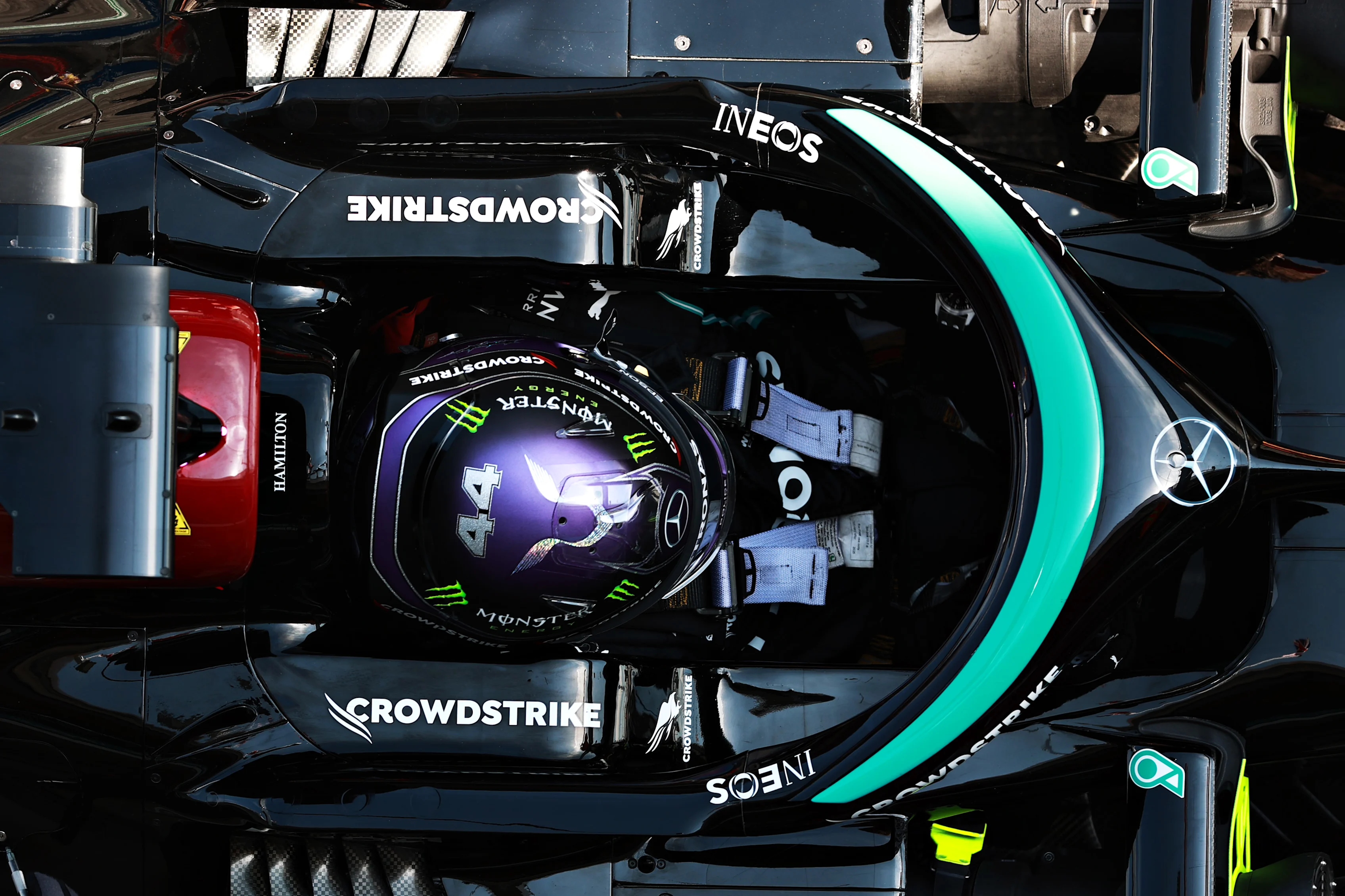 BARCELONA, SPAIN - MAY 07: Lewis Hamilton of Great Britain driving the (44) Mercedes AMG Petronas