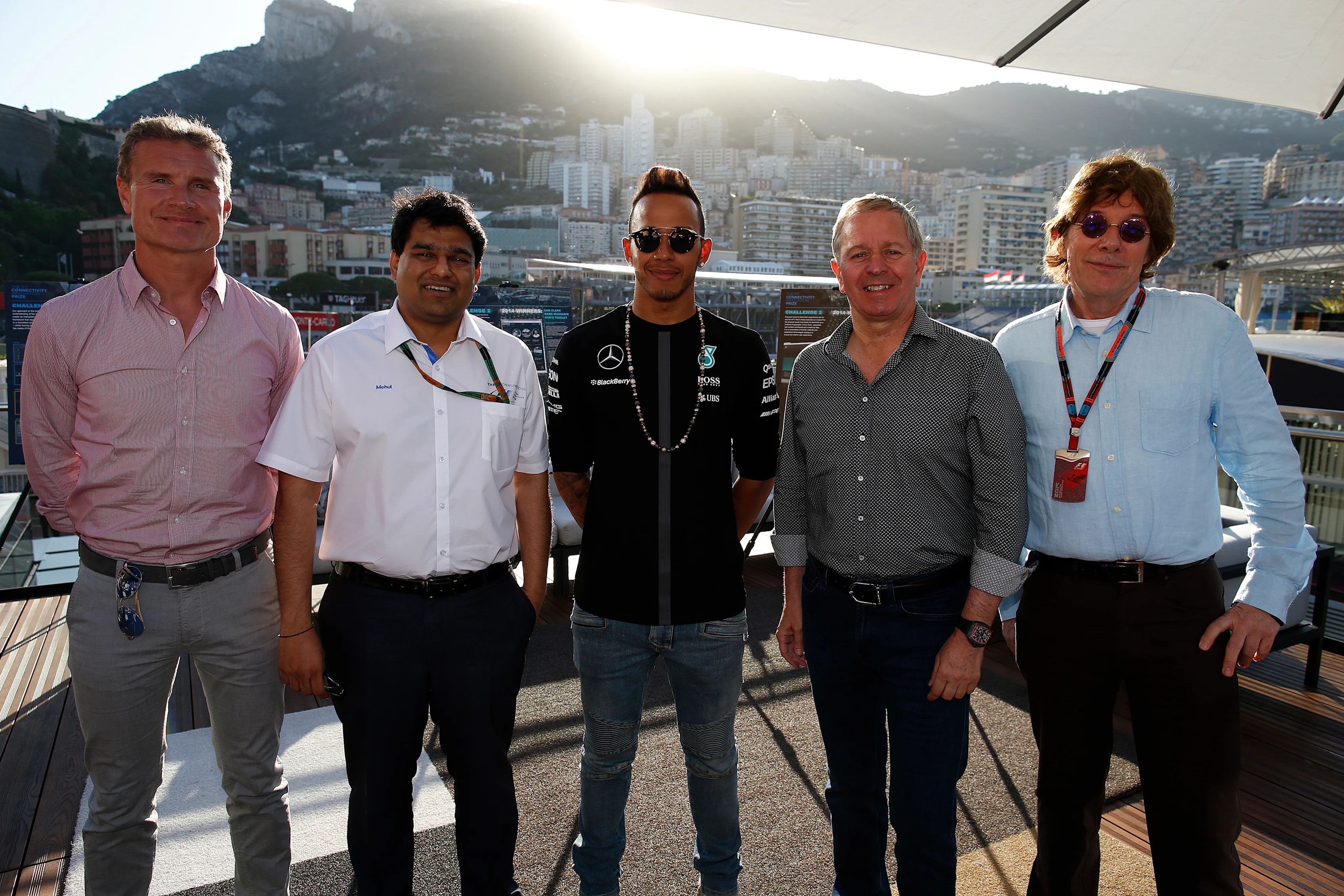 [Monaco, May 2015] F1 CIP Judges from left to right; David Coulthard, F1 Commentator; Mehul