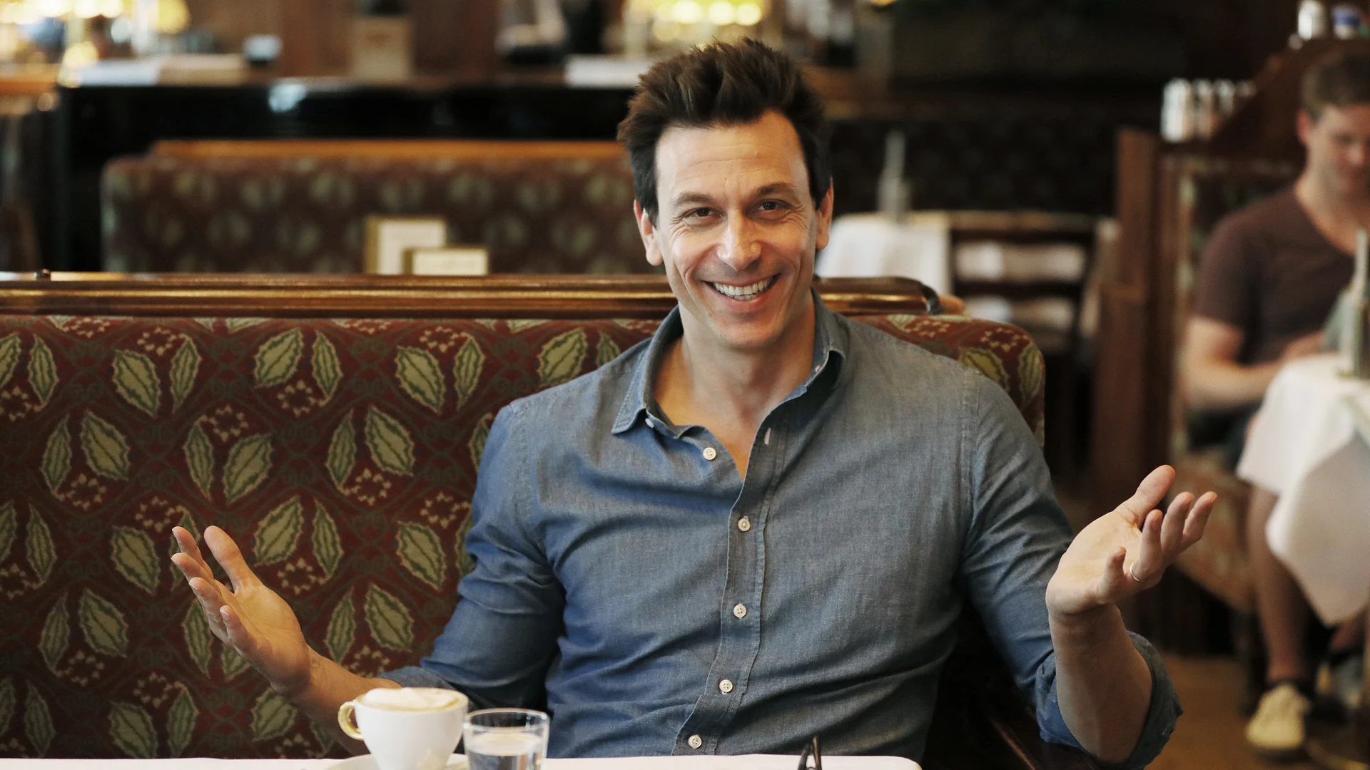 Toto Wolff, Head of Mercedes-Benz Motorsport, Cafe Landtmann, Vienna,
