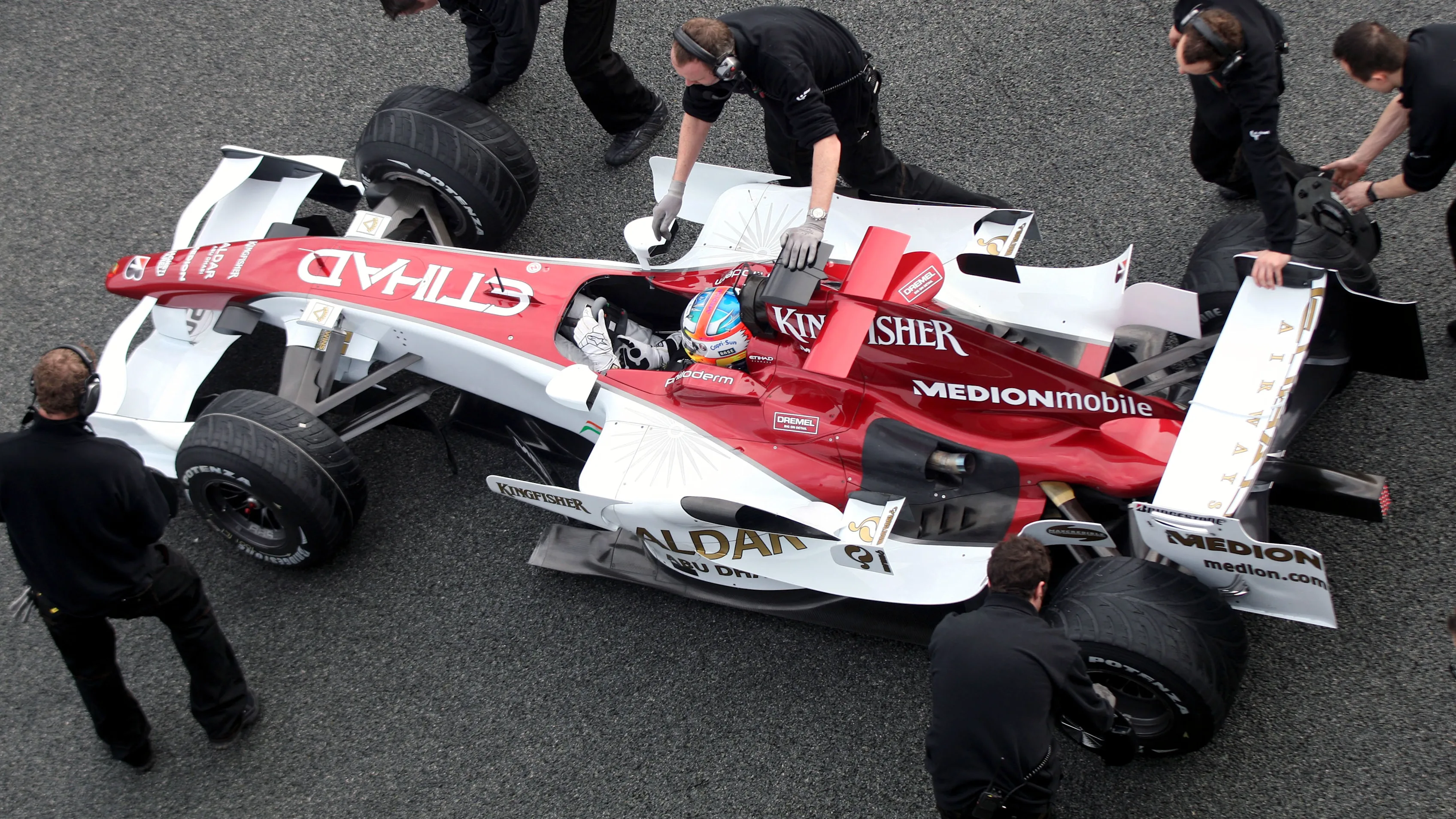 Adrian Sutil (GER) Force India F1. Formula One Testing, Day Three, Jerez, Spain, Wednesday 16