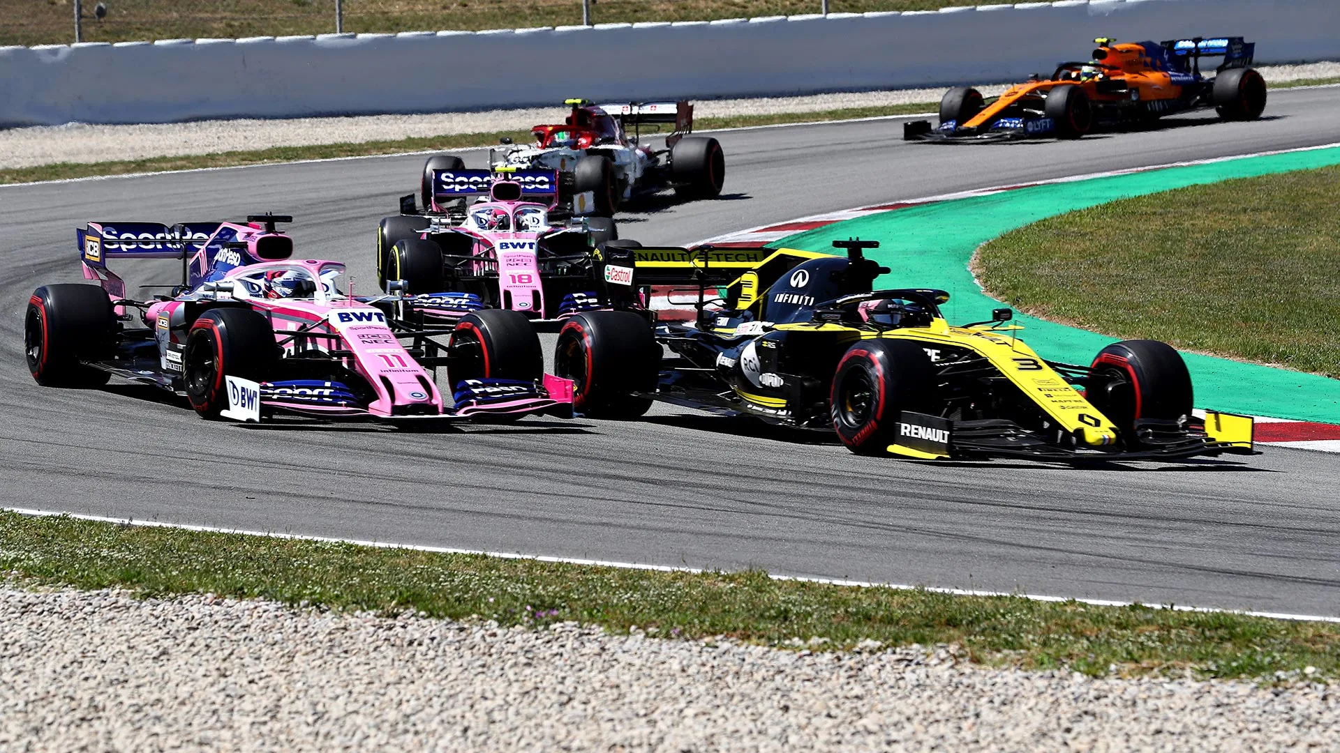 BARCELONA, SPAIN - MAY 12: Daniel Ricciardo of Australia driving the (3) Renault Sport Formula One