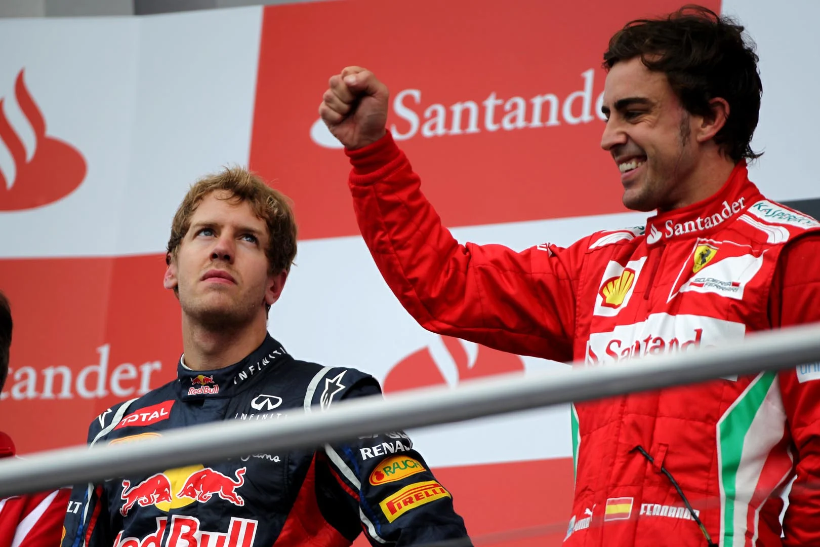 Hockenheimring, Hockenheim, Germany
21st July 2012
Fernando Alonso, Ferrari, 1st position, and