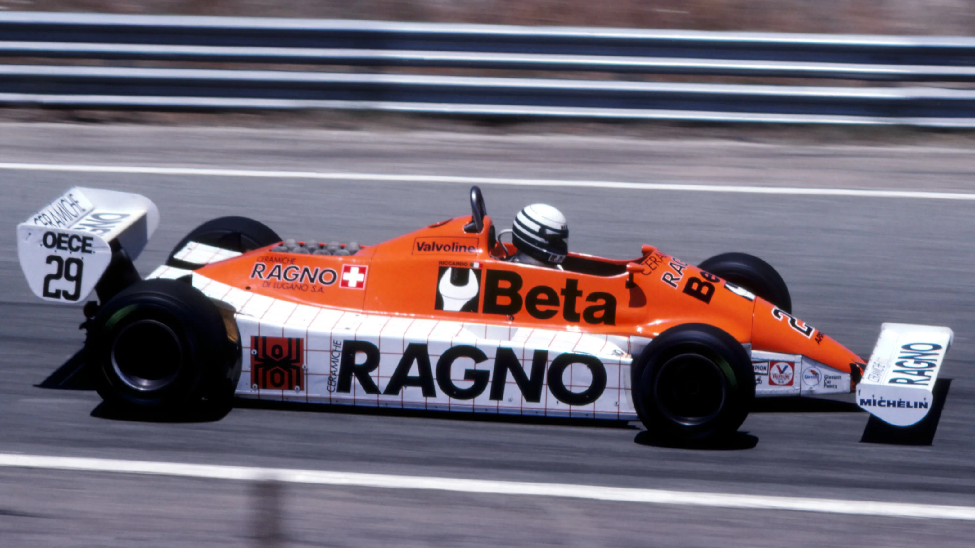 Riccardo Patrese, Arrows A3, retired with engine failure. Spanish Grand Prix, Rd7, Jarama, Spain, 21 June 1981. © Sutton Motorsport Images