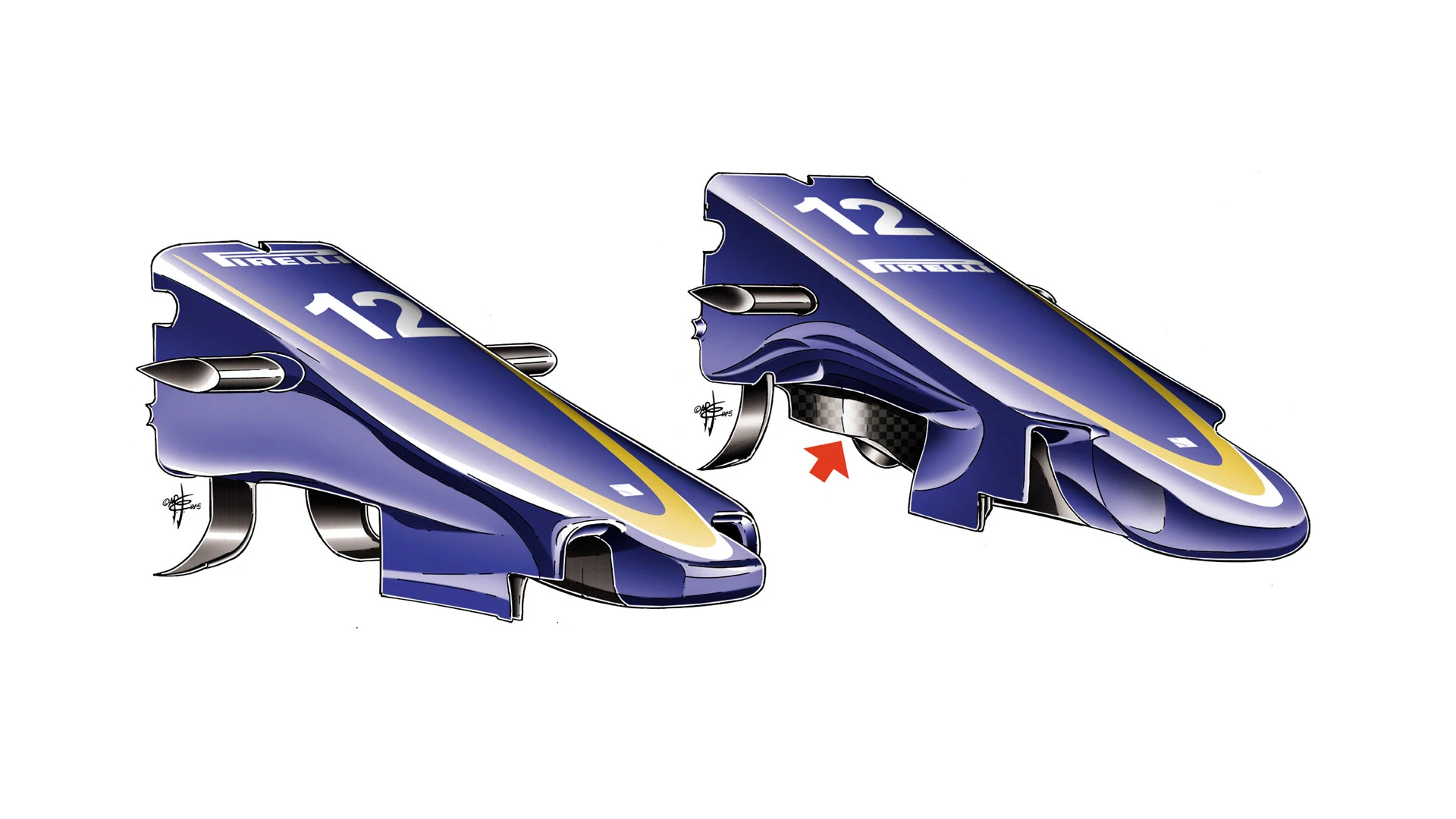 Sauber C34 - Singapore update package