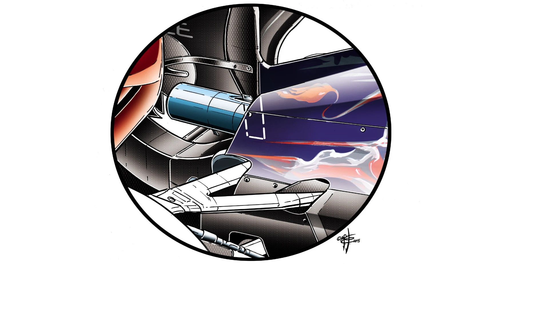 Toro Rosso STR10 - unique rear wing attachment