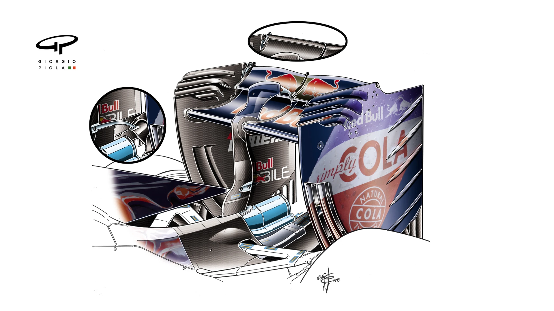 Toro Rosso STR10 - revised rear wing
