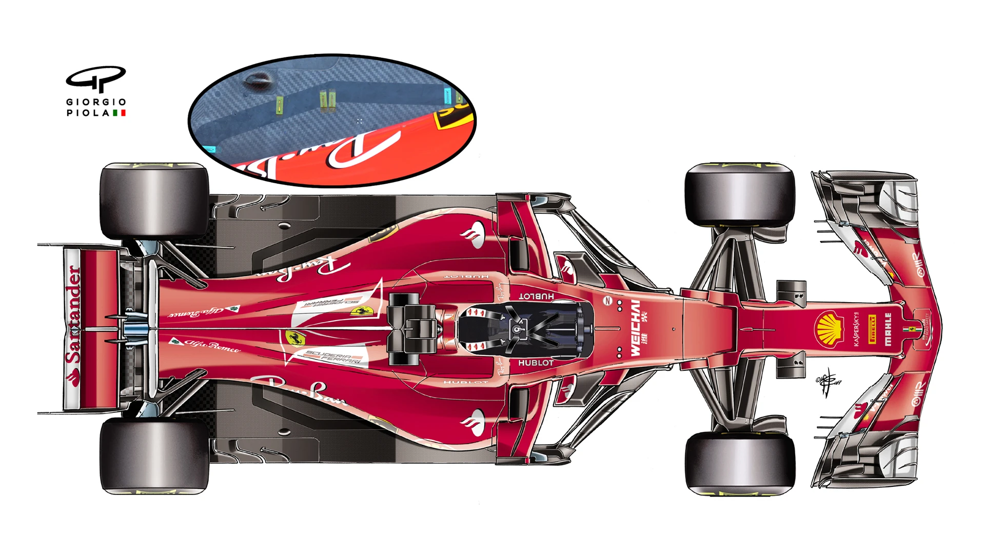 Ferrari SF70H - top