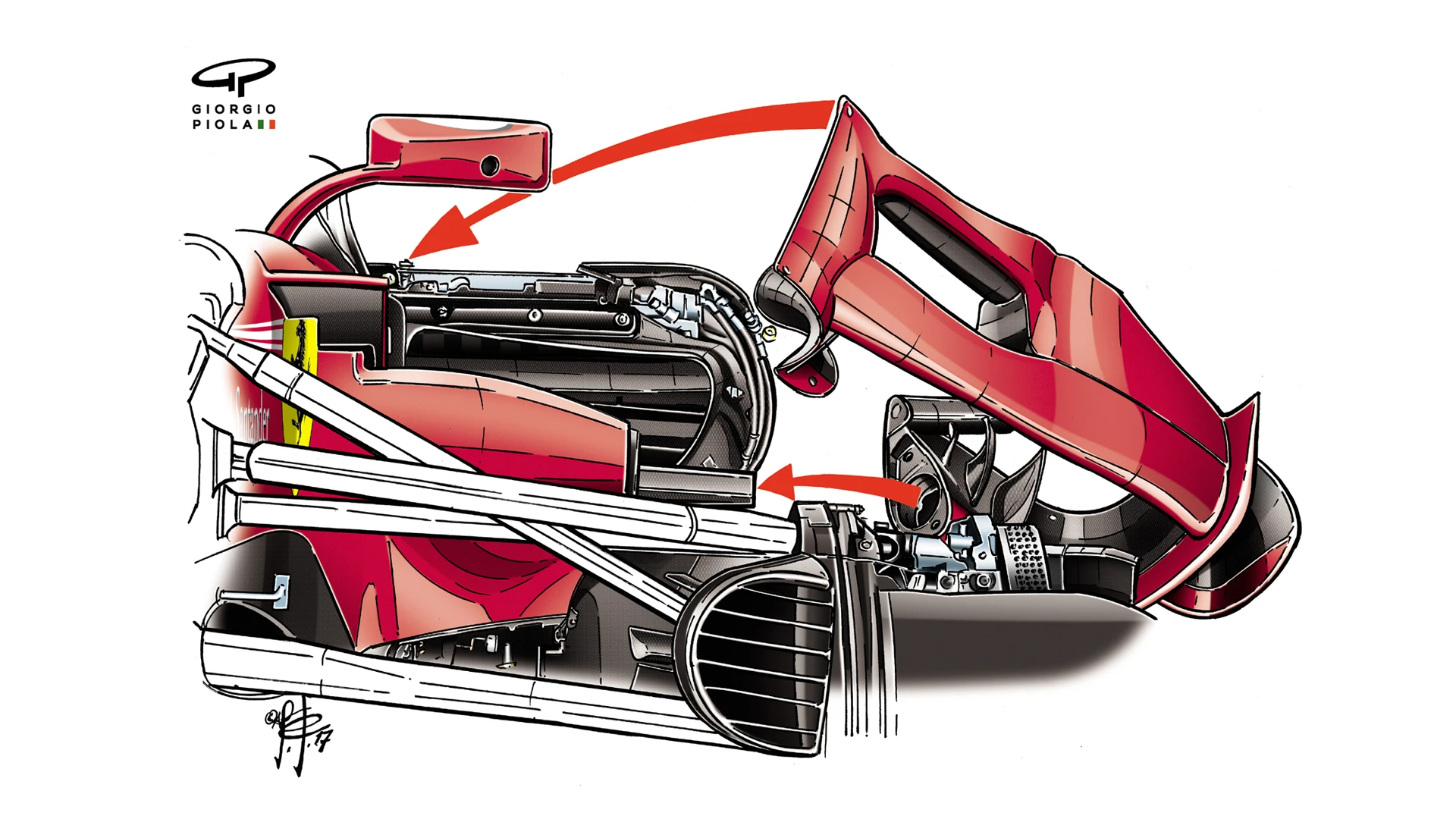 035-017 FERRARI SIDE PROTECTION  