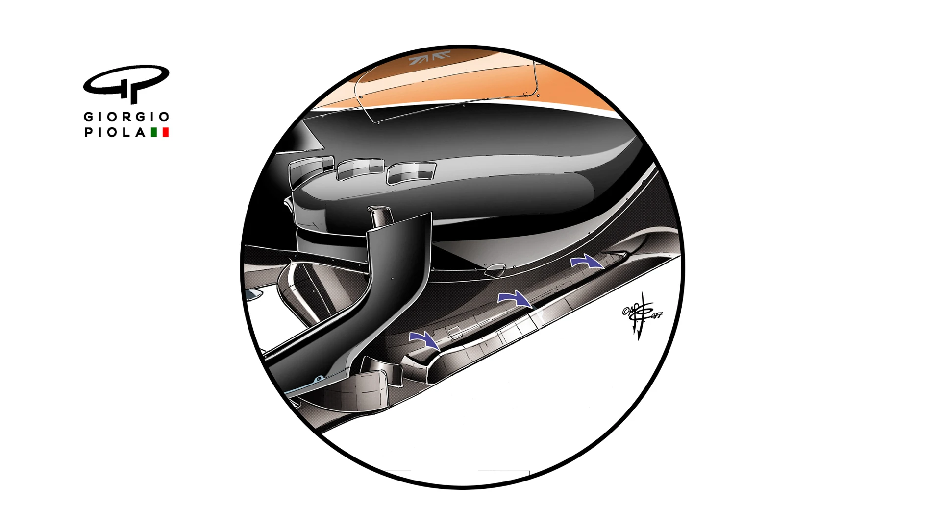 McLaren MCL32 - floor