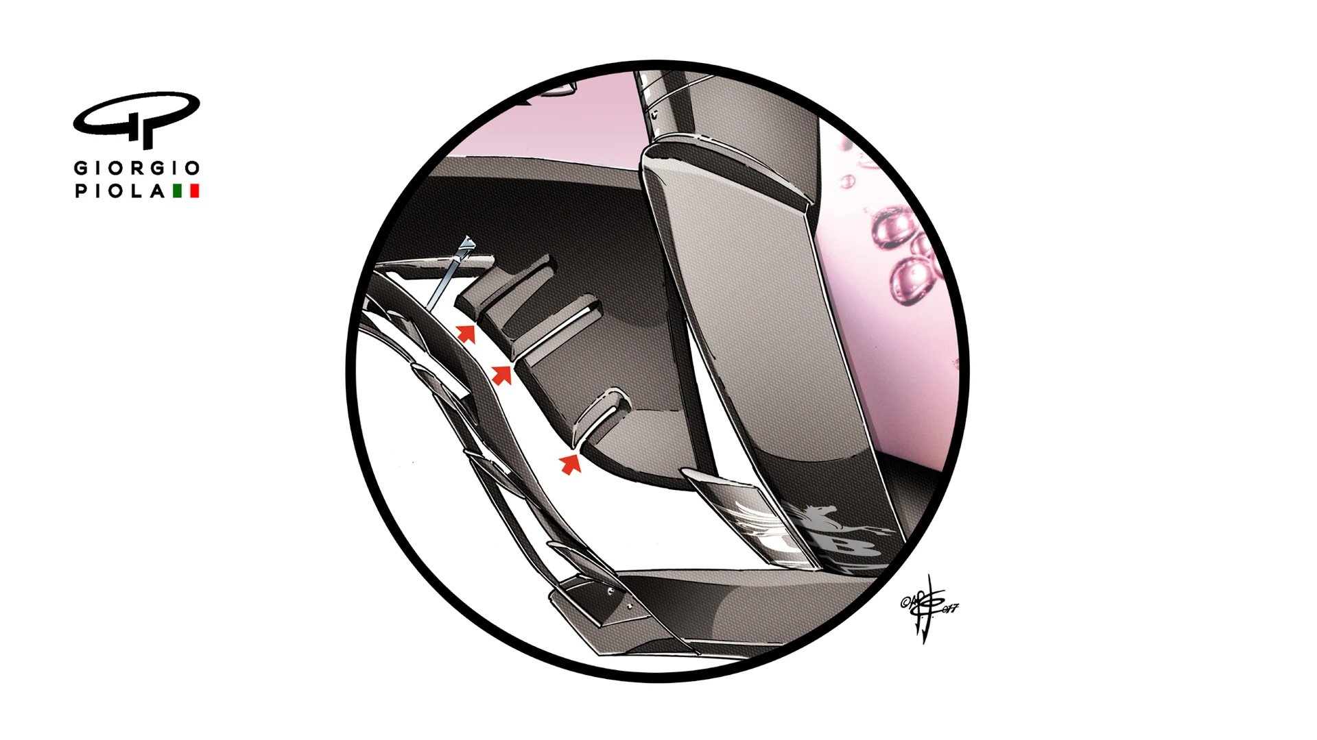 Force India VJM10 - floor