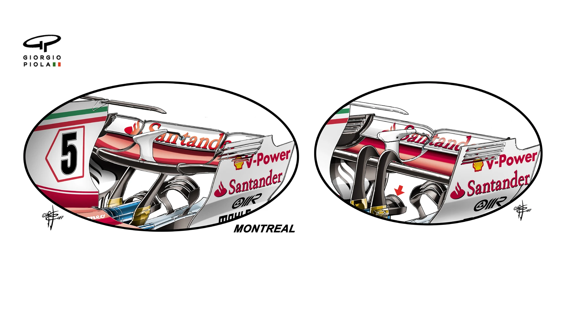 Ferrari SF70H - Canada rear