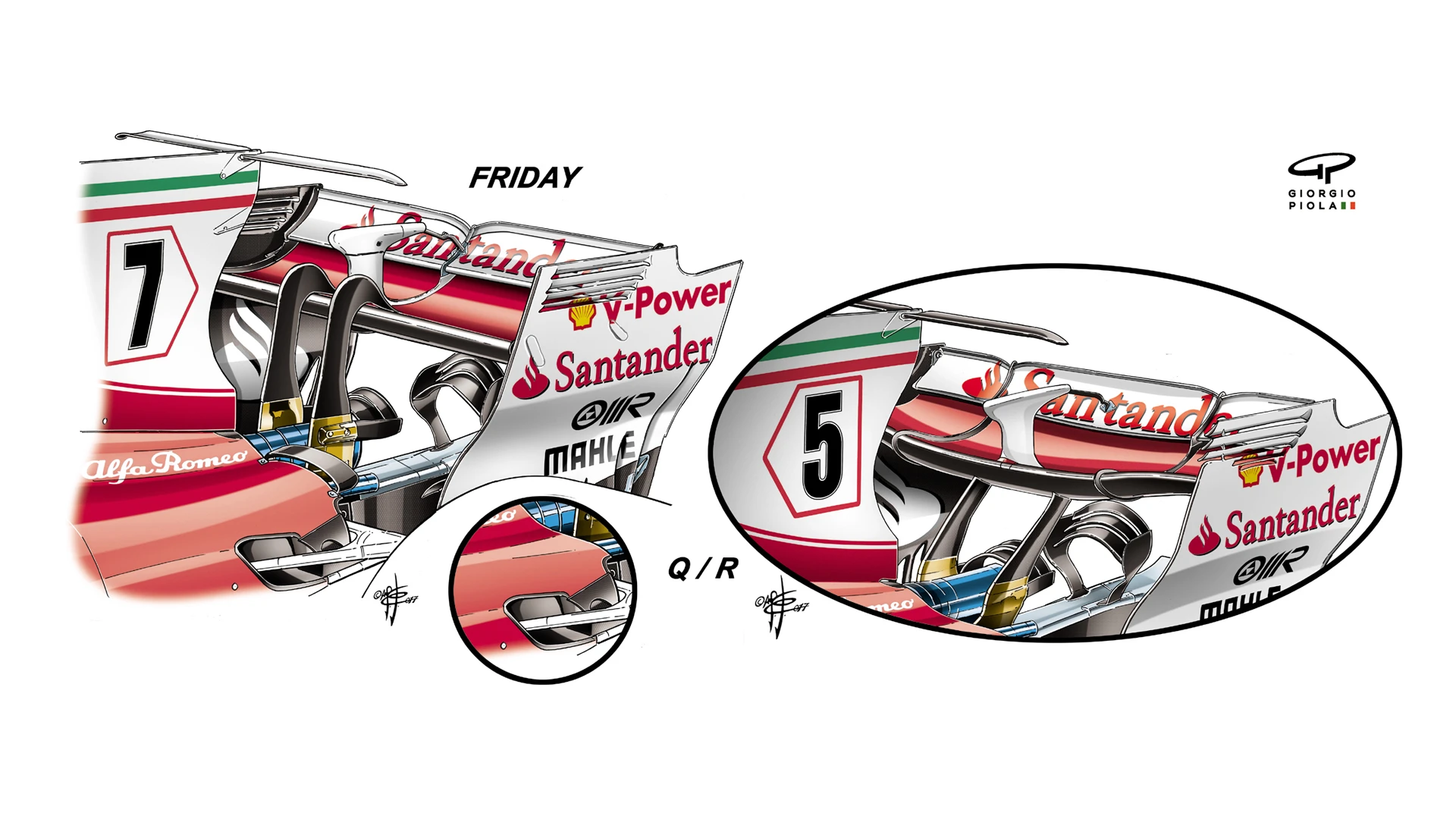 Ferrari SF70H - Azerbaijan rear