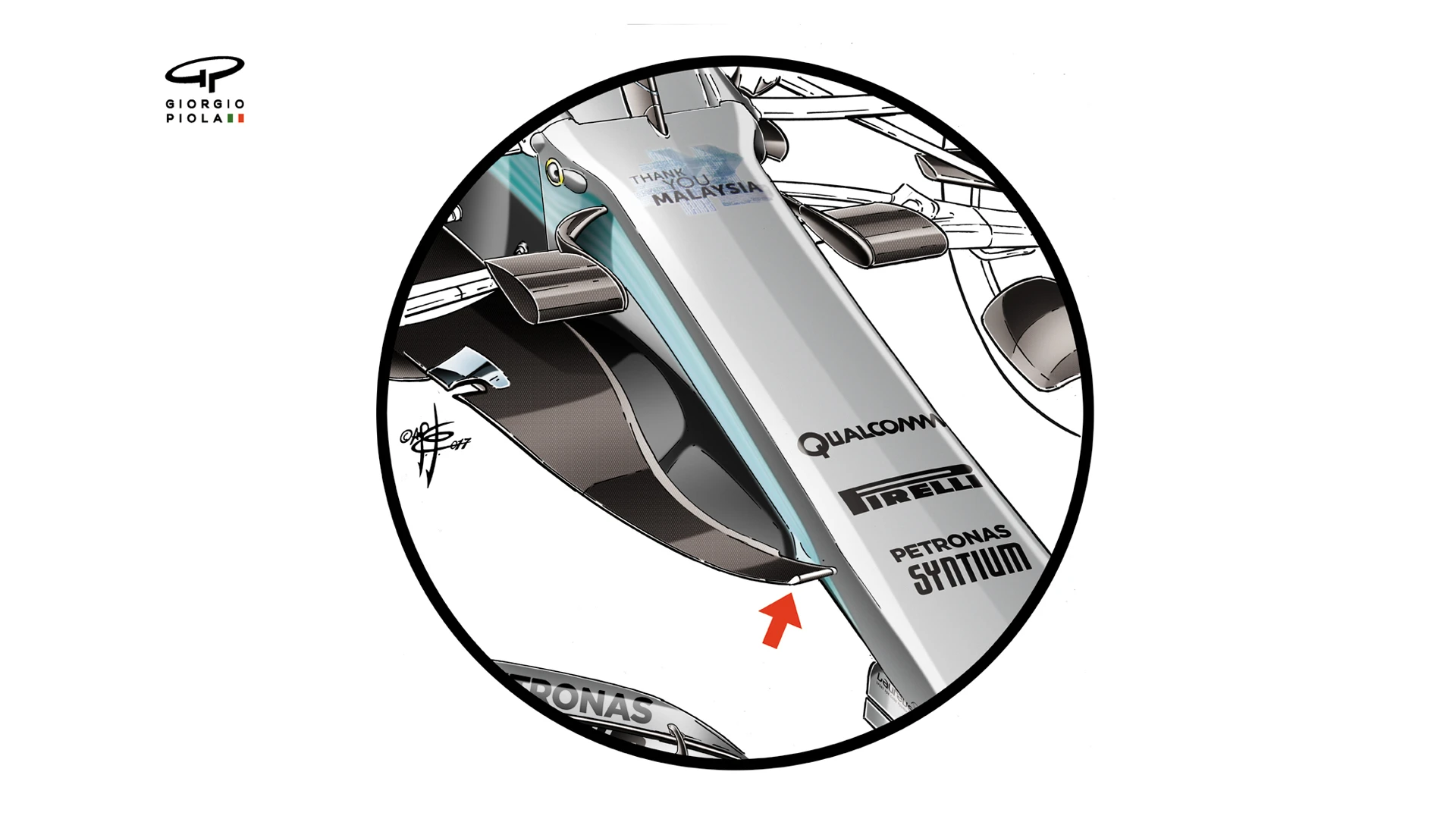 Mercedes F1 W08 - Malaysia