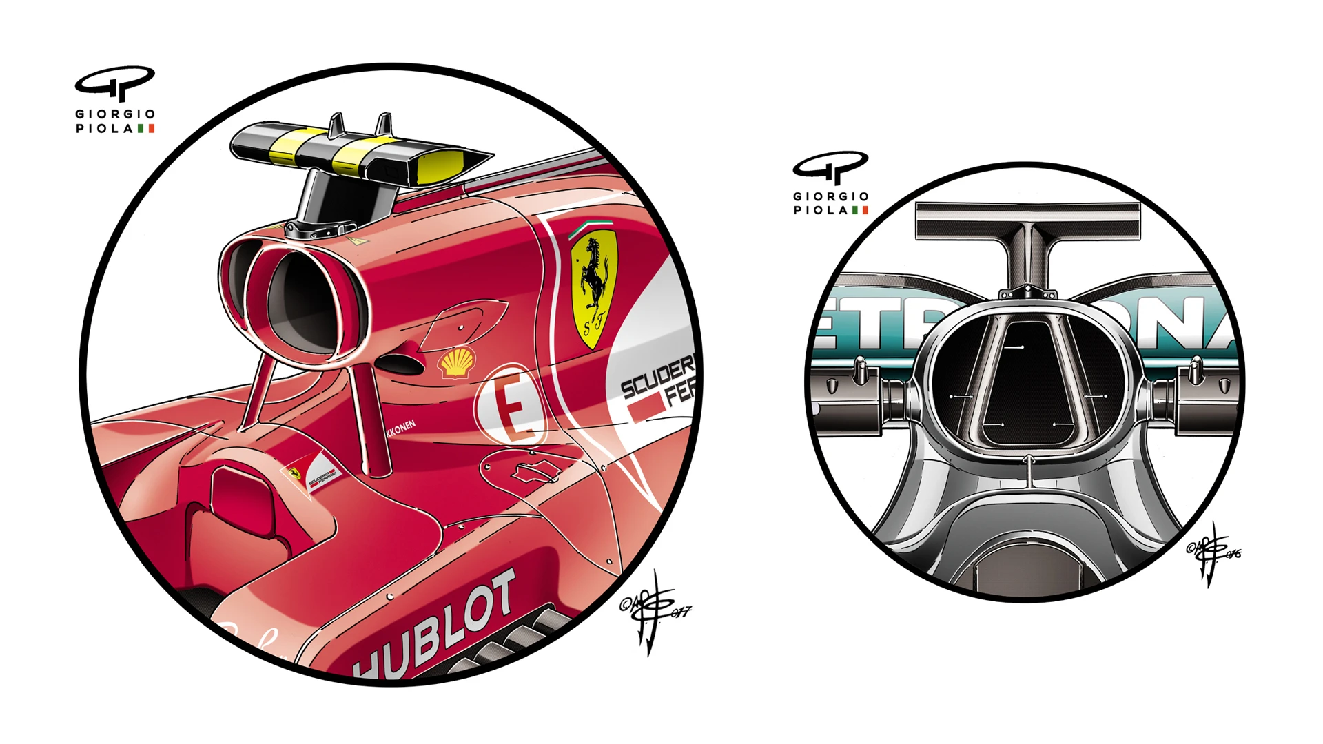Ferrari & Mercedes Japan
