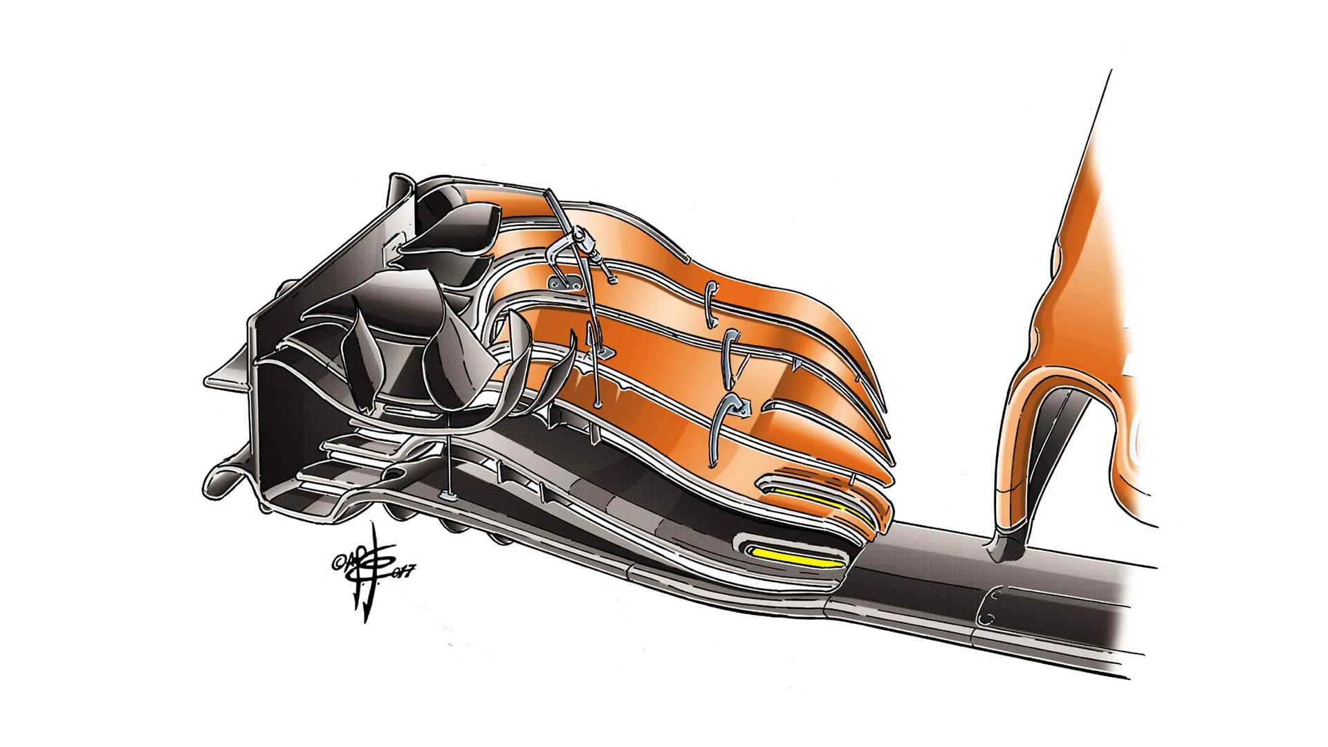 McLaren MCL32 - USA front