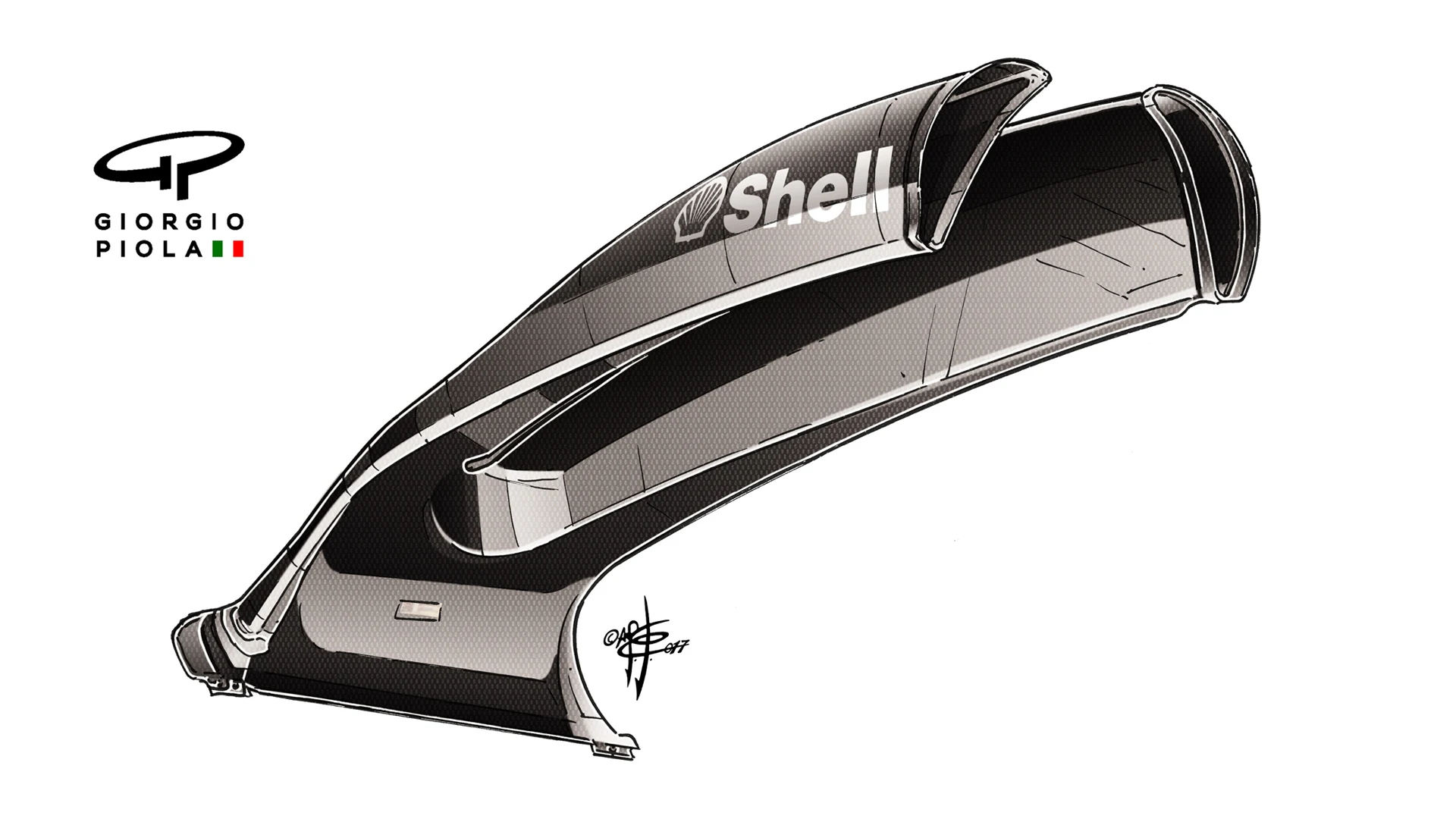 Ferrari SF70H - airbox