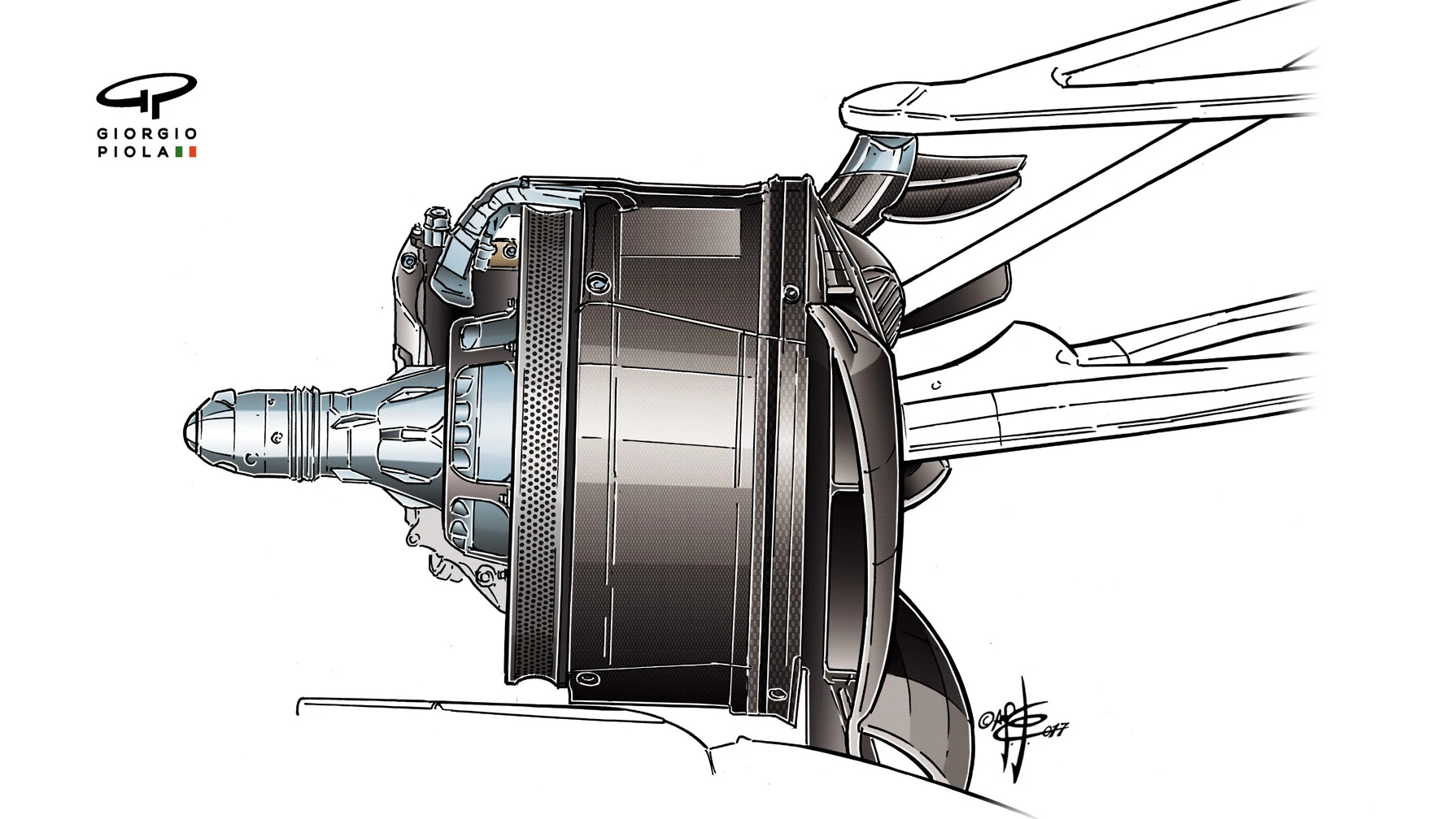 073-017 MERCEDES B DUCT