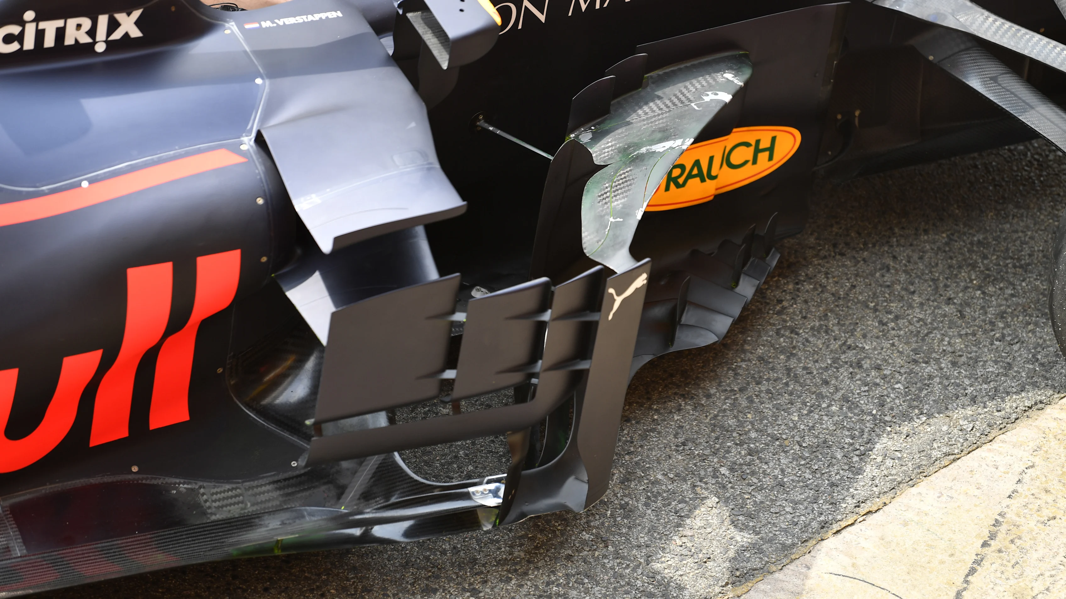 Red Bull presented re-shaped barge boards in Spain. © Sutton Images