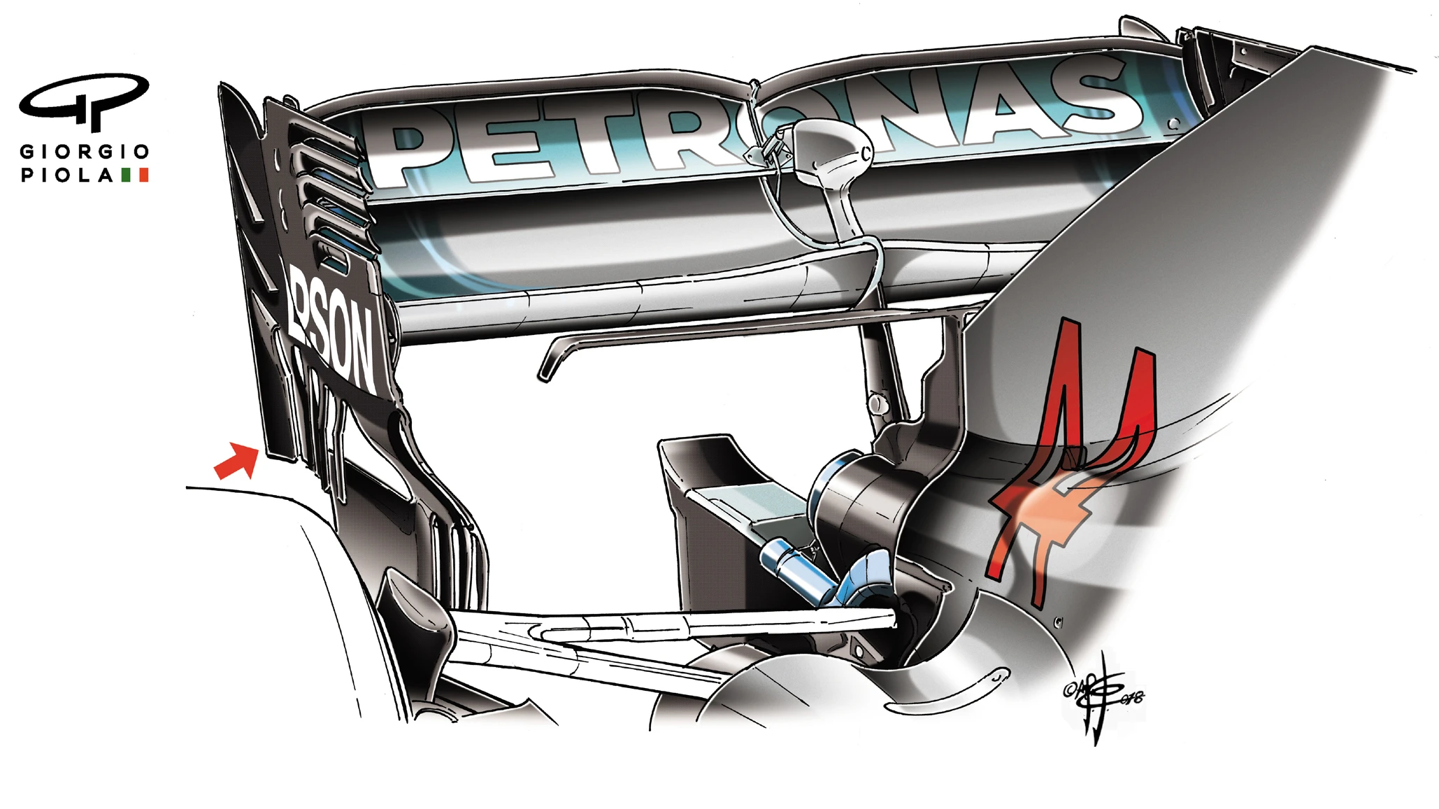 091-018 MERCEDES R END 