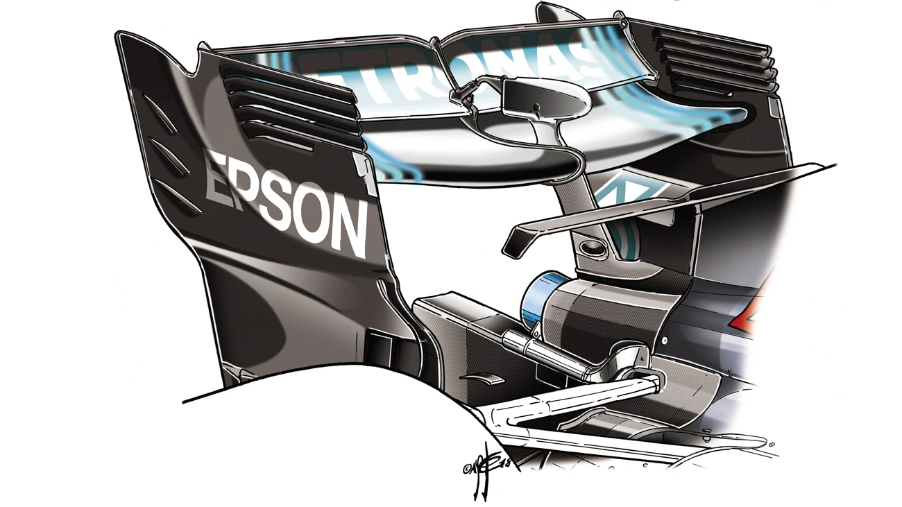 050-018 MERCEDES  R  WING BAKU