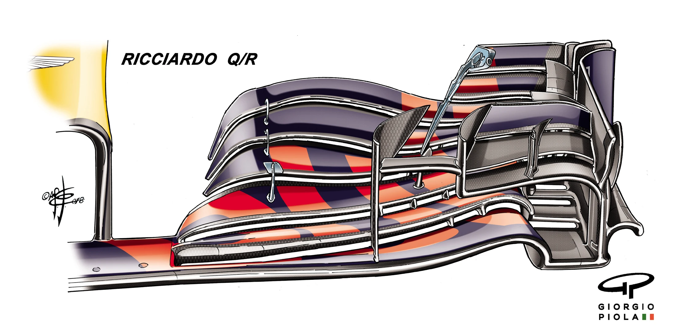 095 B-018 RED  BULL F  WING SILV -