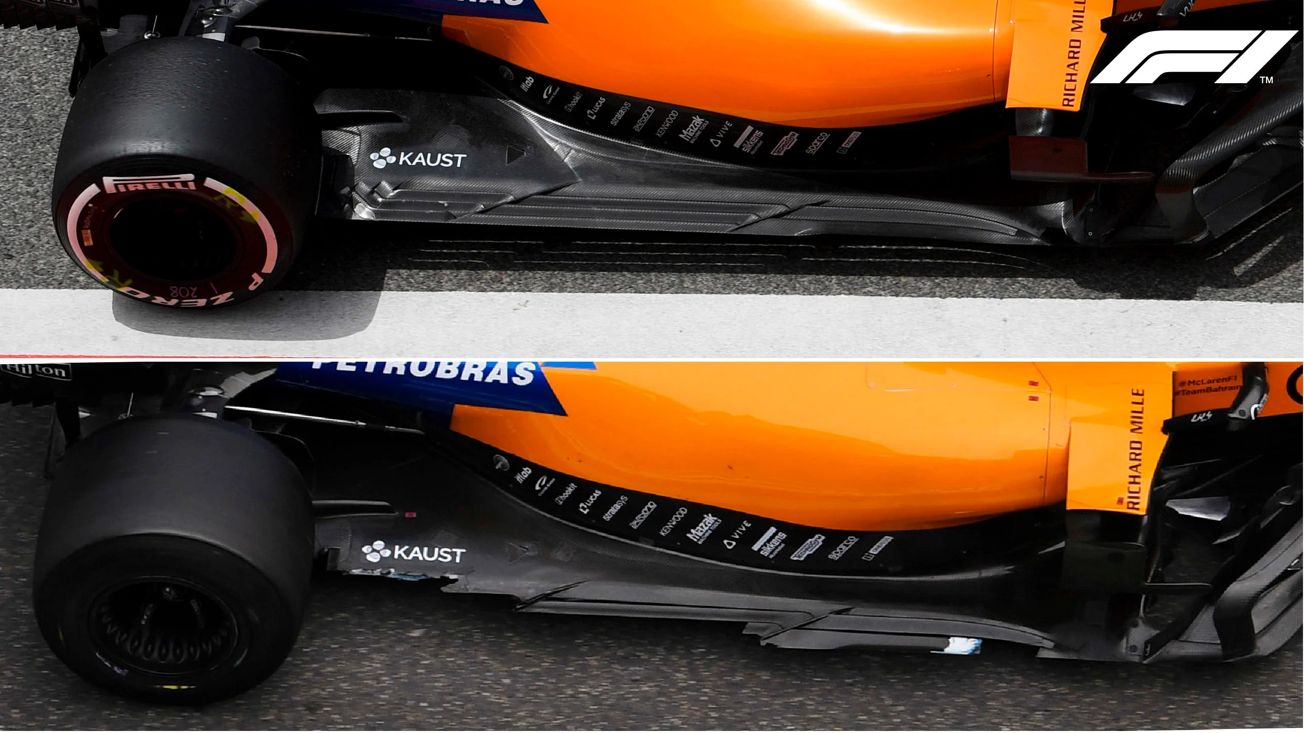 BAHRAIN INTERNATIONAL CIRCUIT, BAHRAIN - APRIL 03: Lando Norris, McLaren MCL34 during the Bahrain