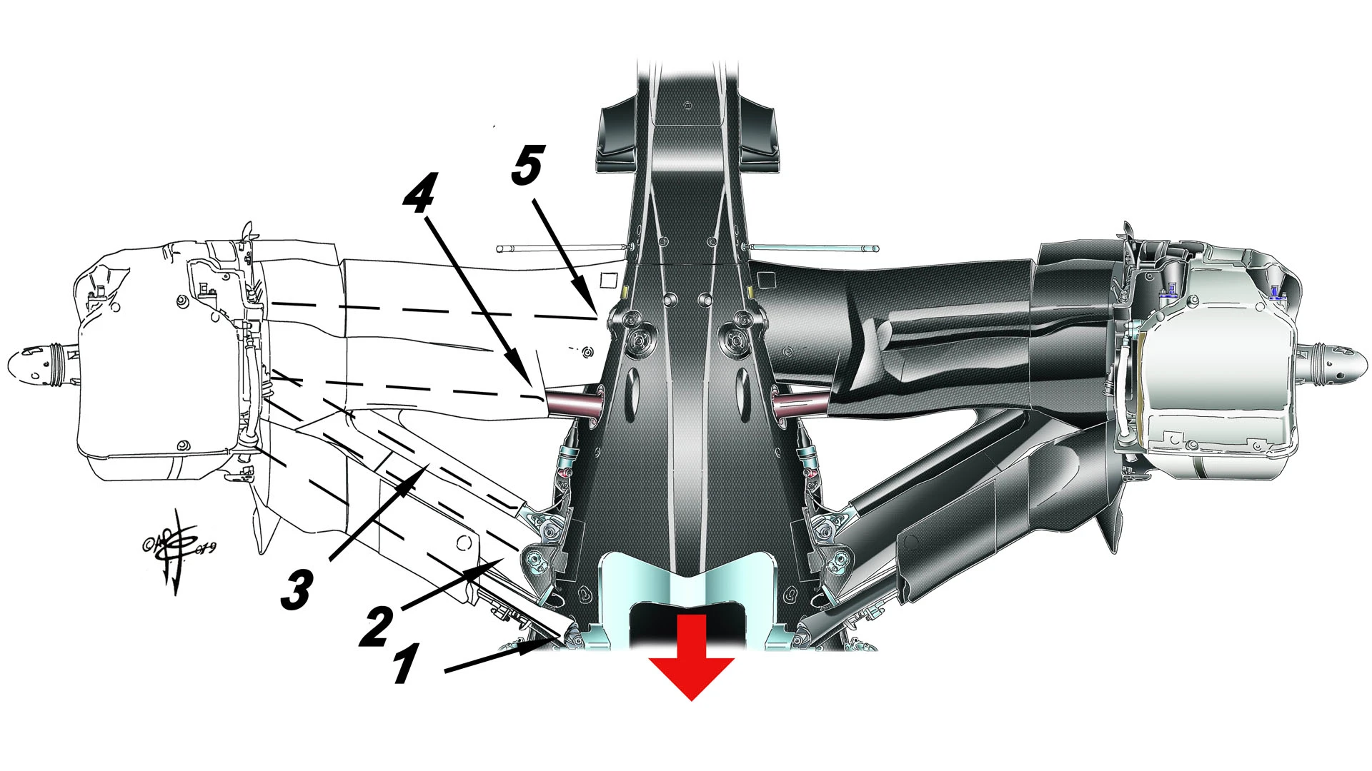 Merc suspension