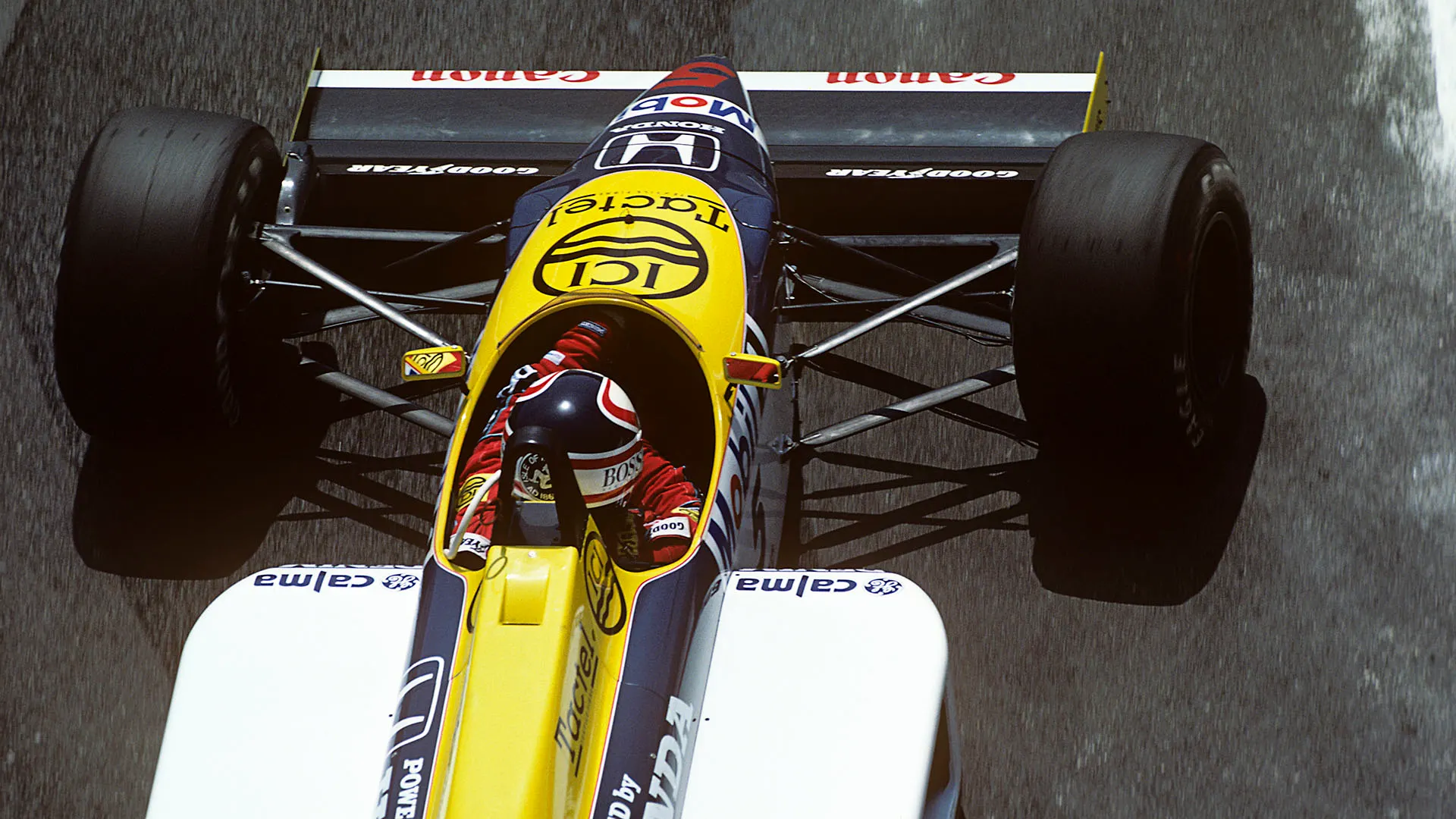 Nigel Mansell, Williams-Honda FW11, Grand Prix of Monaco, Circuit de Monaco, 11 May 1986. (Photo by