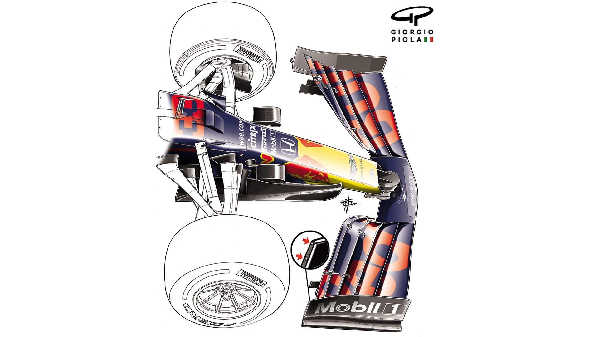 The circle cut-out shows where the two small holes are on the rear of the endplate