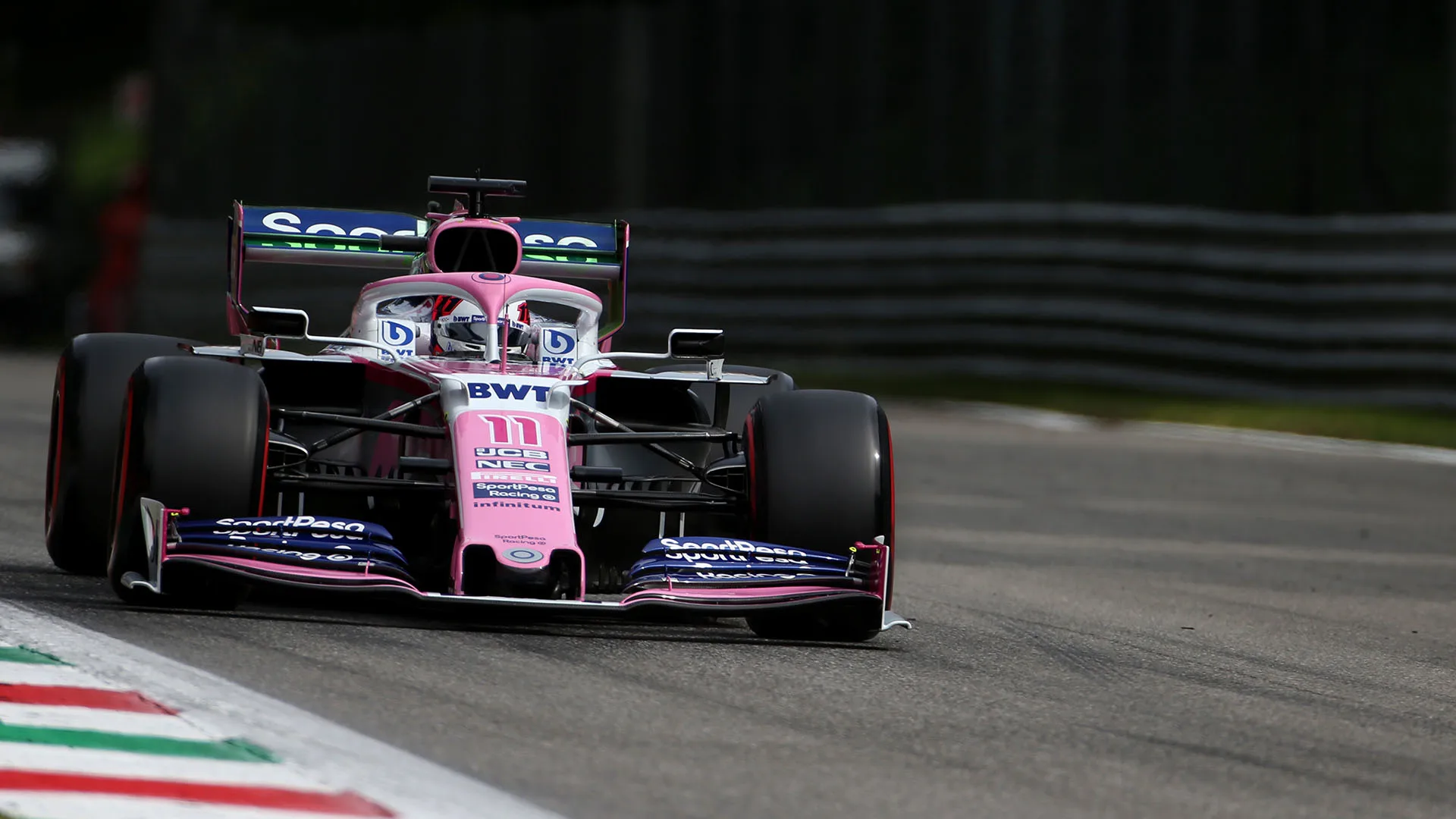 Sergio Perez (MEX), Racing Point 
07.09.2019. Formula 1 World Championship, Rd 14, Italian Grand Prix, Monza, Italy, Qualifying Day.
- www.xpbimages.com, EMail: requests@xpbimages.com - copy of publication required for printed pictures. Every used picture is fee-liable. © Copyright: Charniaux / XPB Images