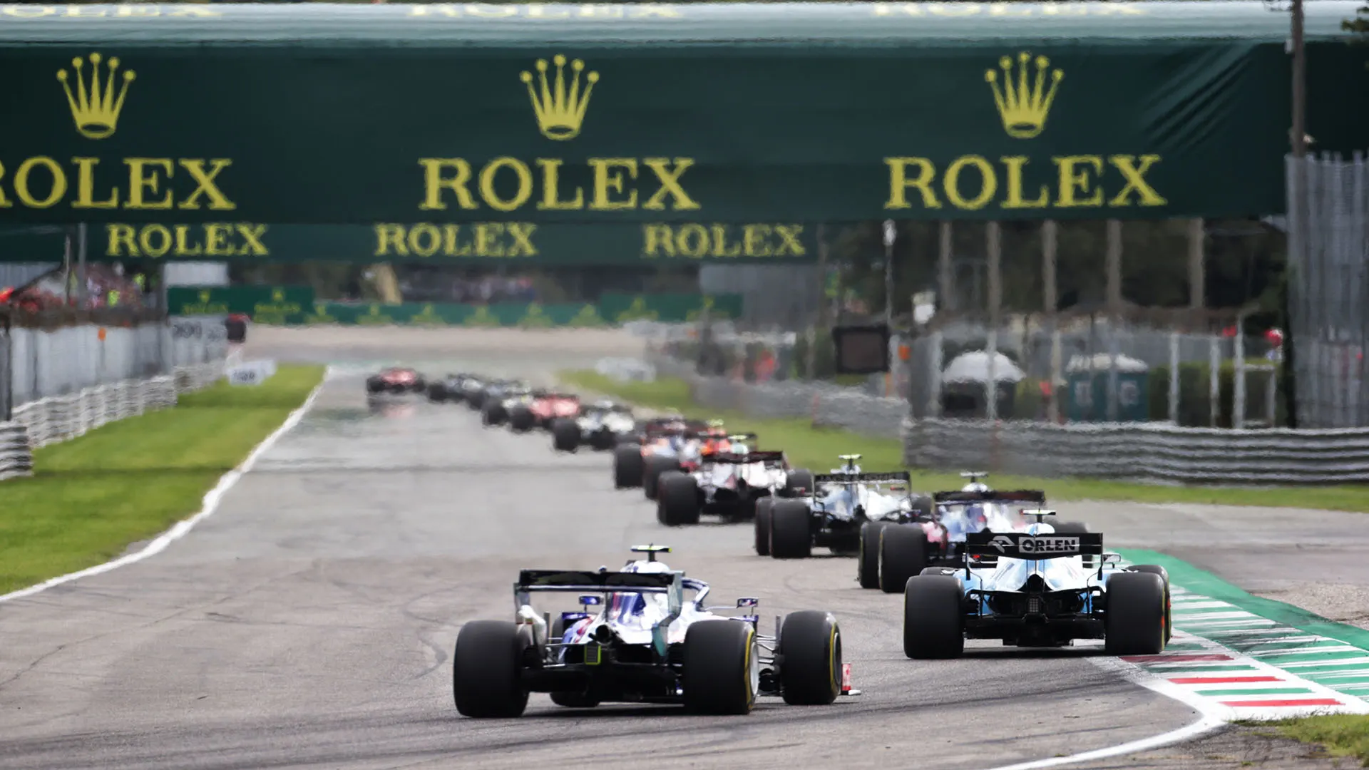 George Russell (GBR) Williams Racing FW42 at the start of the race.
08.09.2019. Formula 1 World