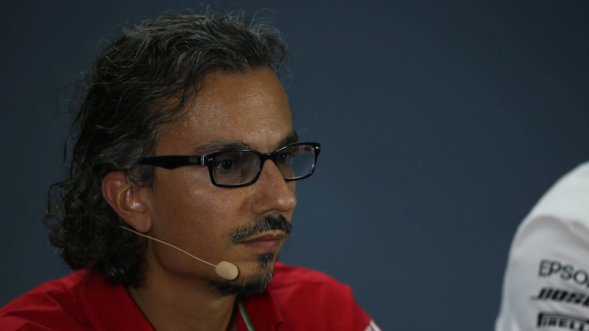 Laurent Mekies (FRA) Ferrari Sporting Director, Press conference.
27.09.2019. Formula 1 World Championship, Rd 16, Russian Grand Prix, Sochi Autodrom, Sochi, Russia, Practice Day.
- www.xpbimages.com, EMail: requests@xpbimages.com - copy of publication required for printed pictures. Every used picture is fee-liable. © Copyright: Batchelor / XPB Images