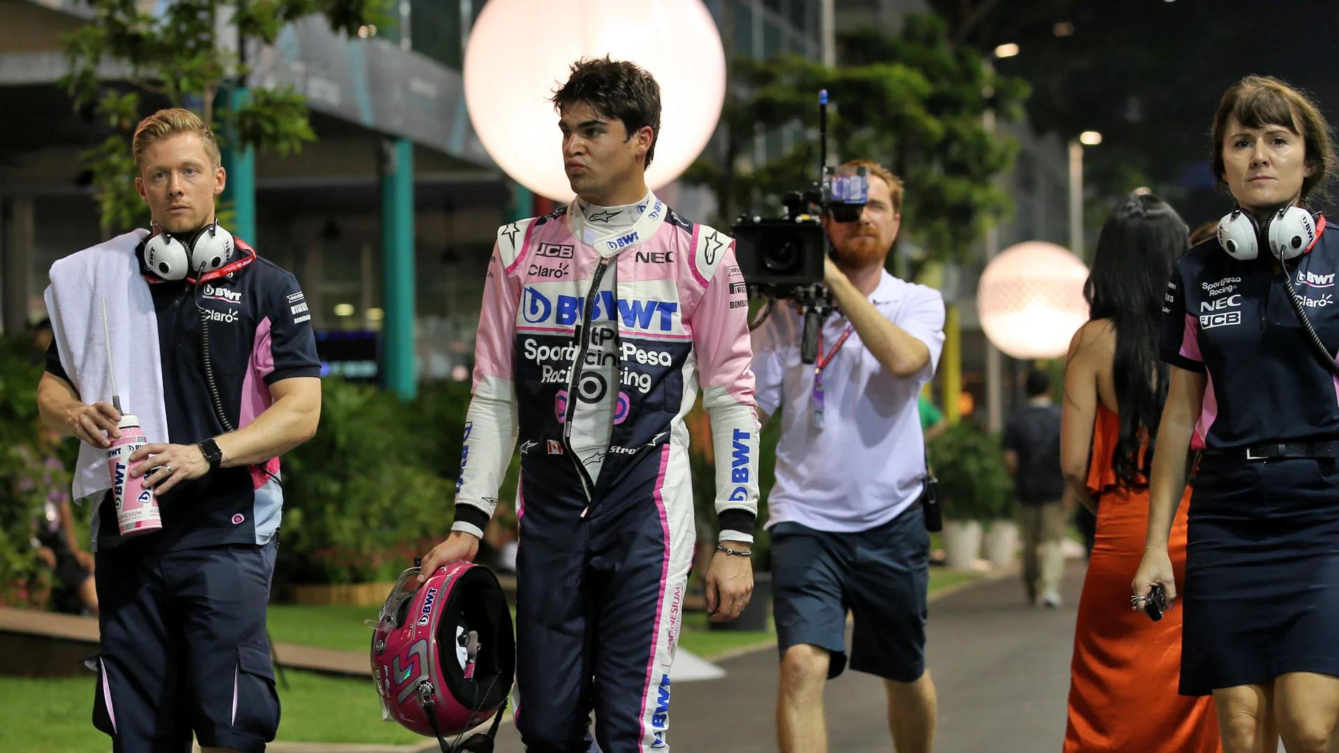 Lance Stroll (CDN) Racing Point F1 Team.
21.09.2019. Formula 1 World Championship, Rd 15, Singapore