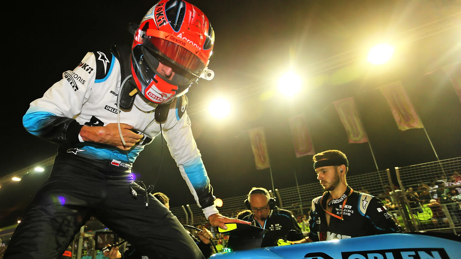 Robert Kubica (POL) Williams Racing FW42 on the grid.
22.09.2019. Formula 1 World Championship, Rd