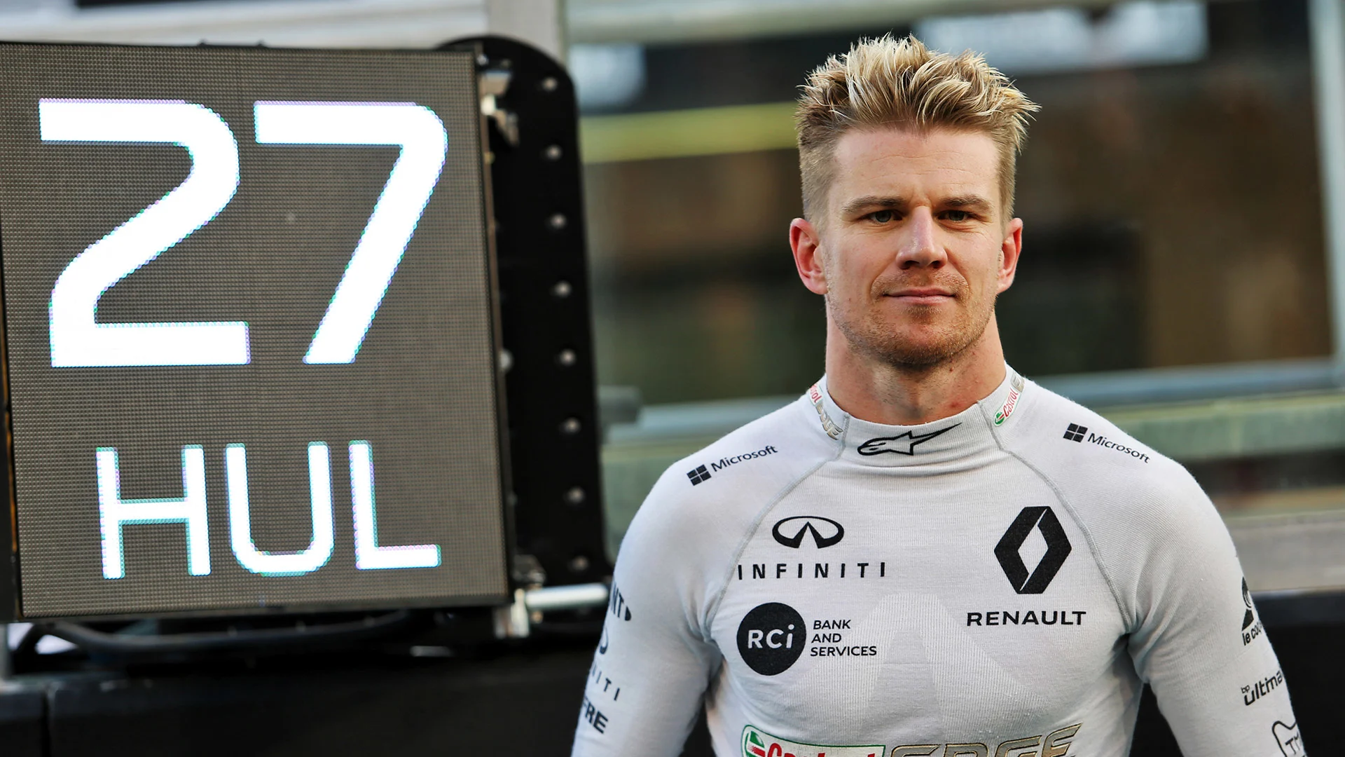 Nico Hulkenberg (GER) Renault F1 Team on the grid.
01.12.2019. Formula 1 World Championship, Rd 21,