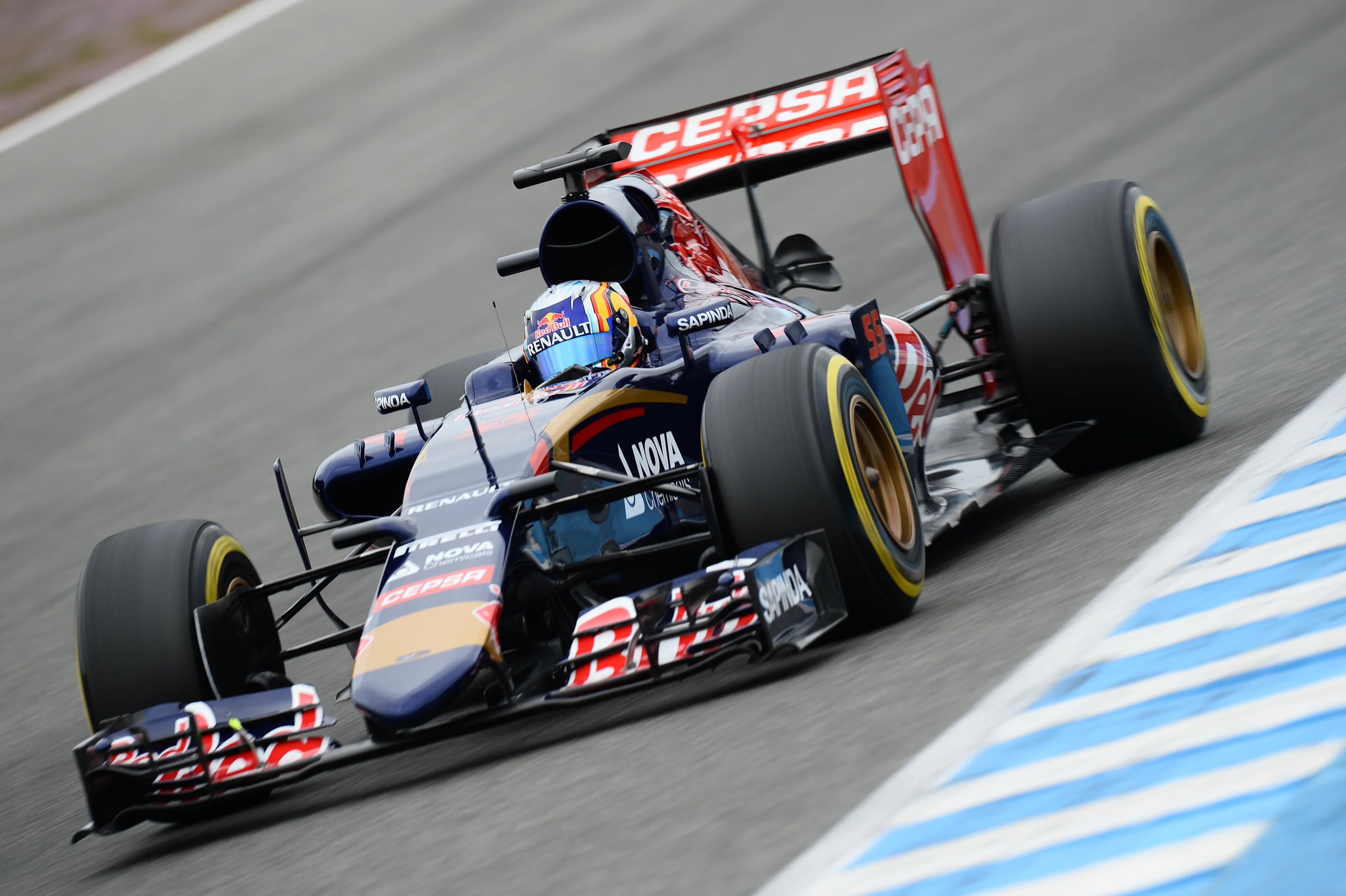 Carlos Sainz Jr (ESP) Scuderia Toro Rosso STR10 at Formula One Testing, Day Three, Jerez, Spain, 3  February 2015.