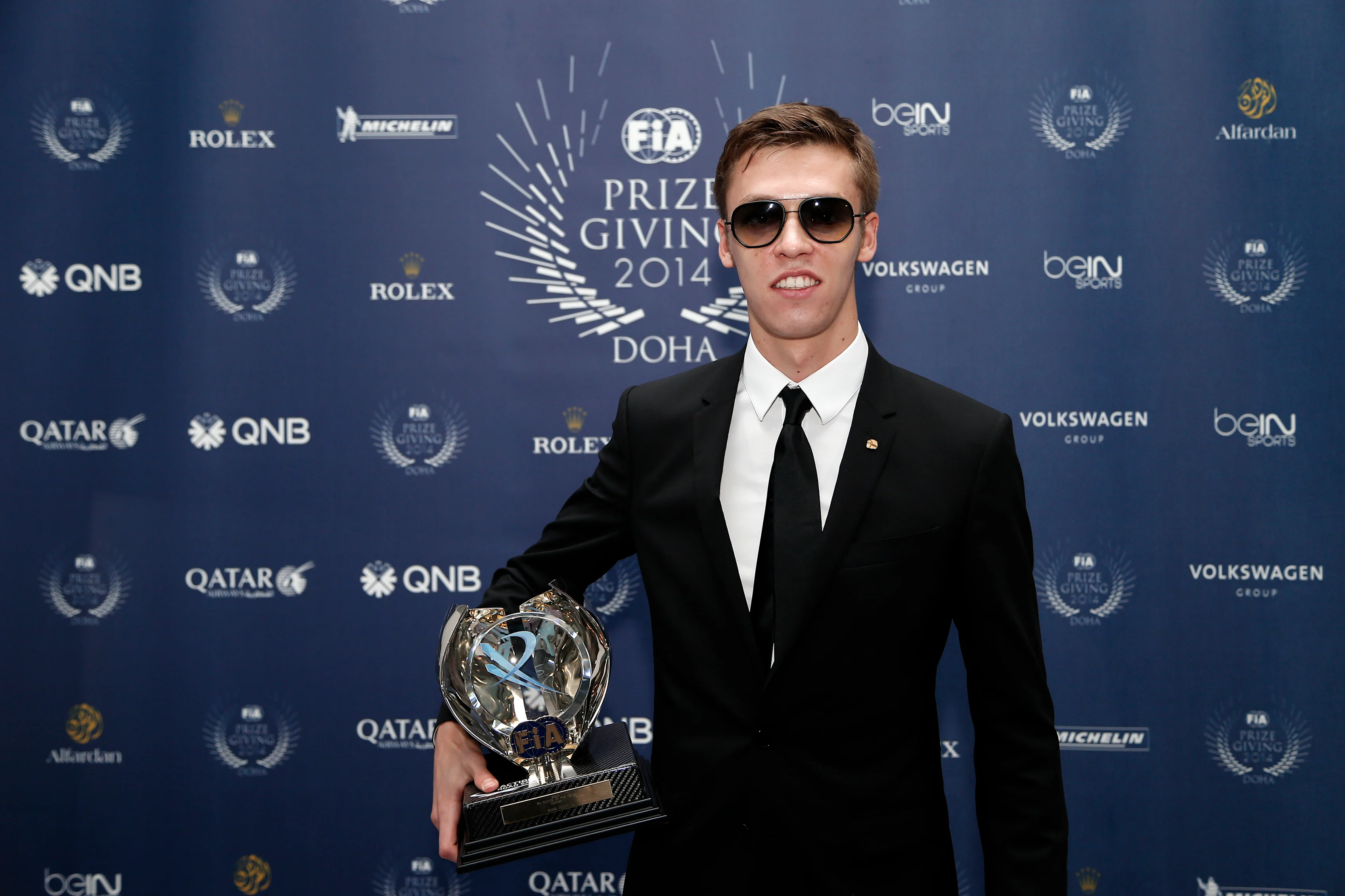 KVYAT Daniil, Toro Rosso F1 Team driver portrait during the FIA Prize Giving 2014 on December 5th