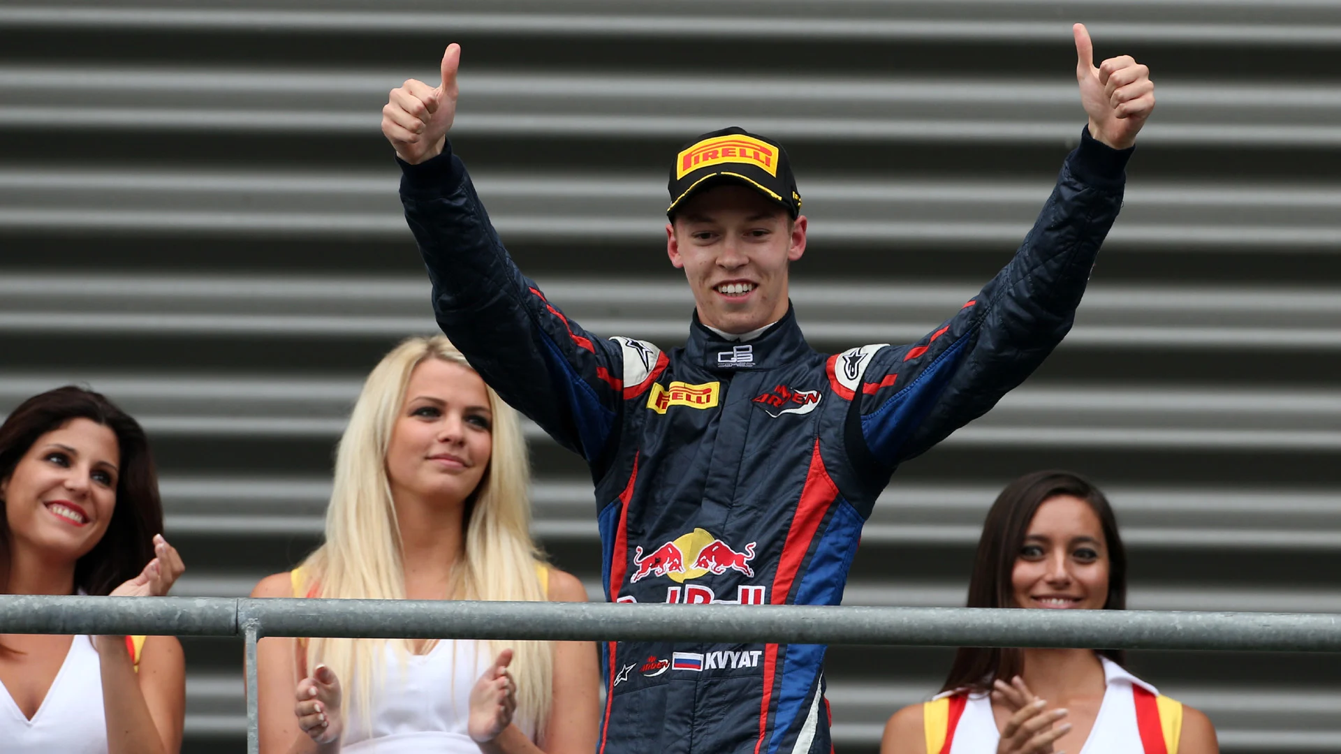 Race 1 winner Daniil Kvyat (RUS) MW Arden. GP3 Series, Rd6, Spa-Francorchamps, Belgium, 23-25