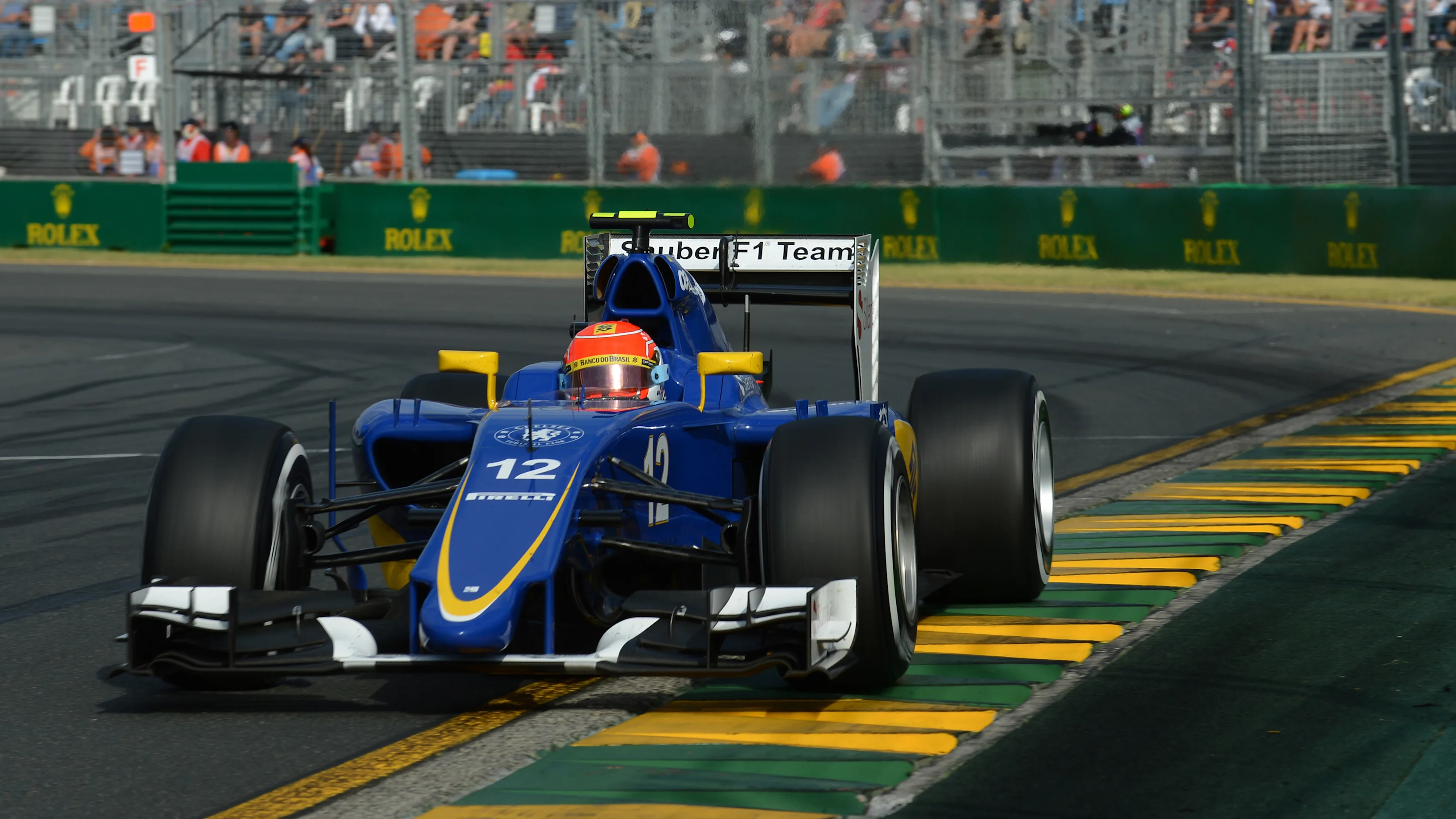 Felipe Nasr (BRA) Sauber C34 at Formula One World Championship, Rd1, Australian Grand Prix, Race,