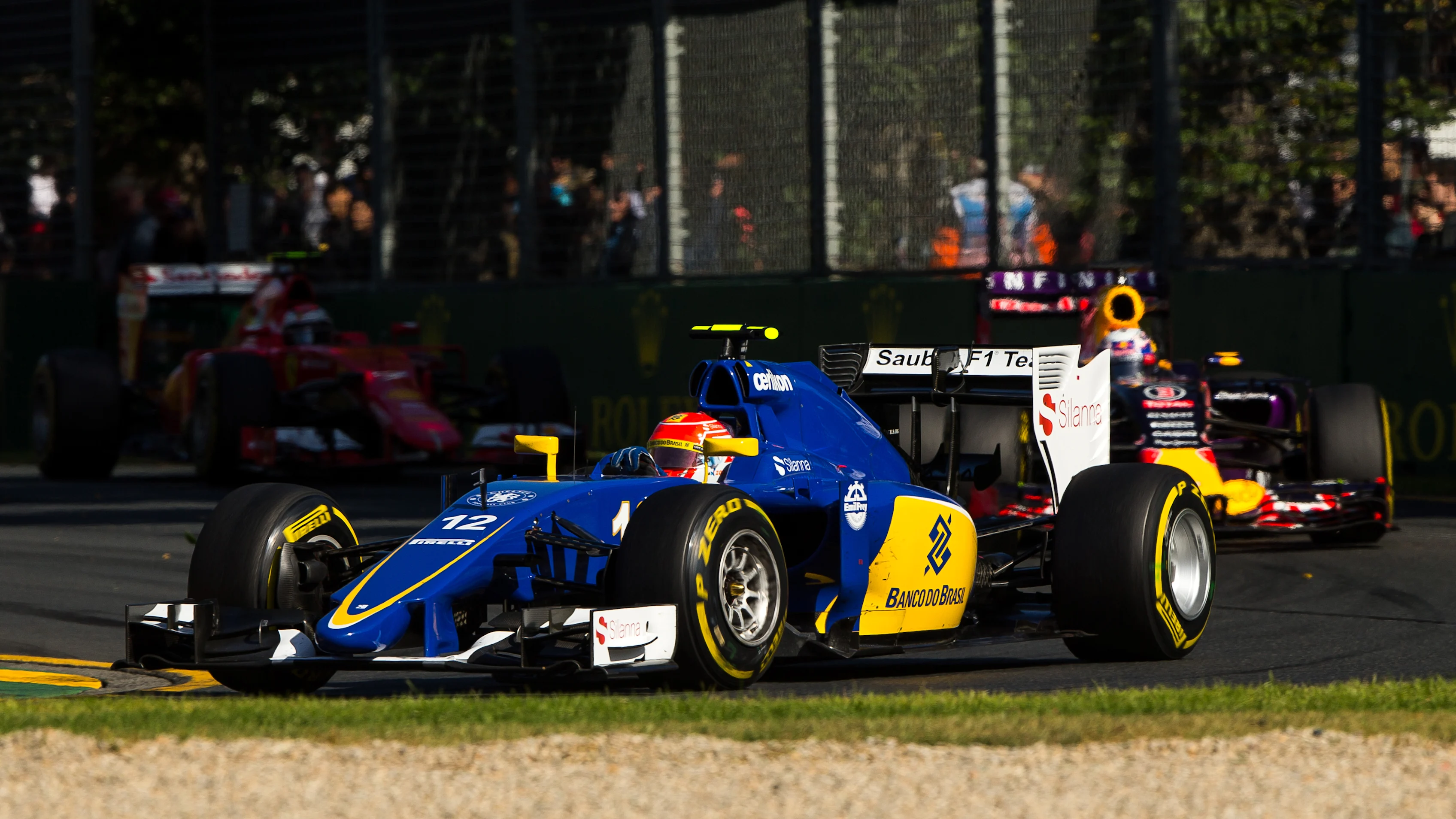 Felipe Nasr (BRA) Sauber C34 at Formula One World Championship, Rd1, Australian Grand Prix, Race,