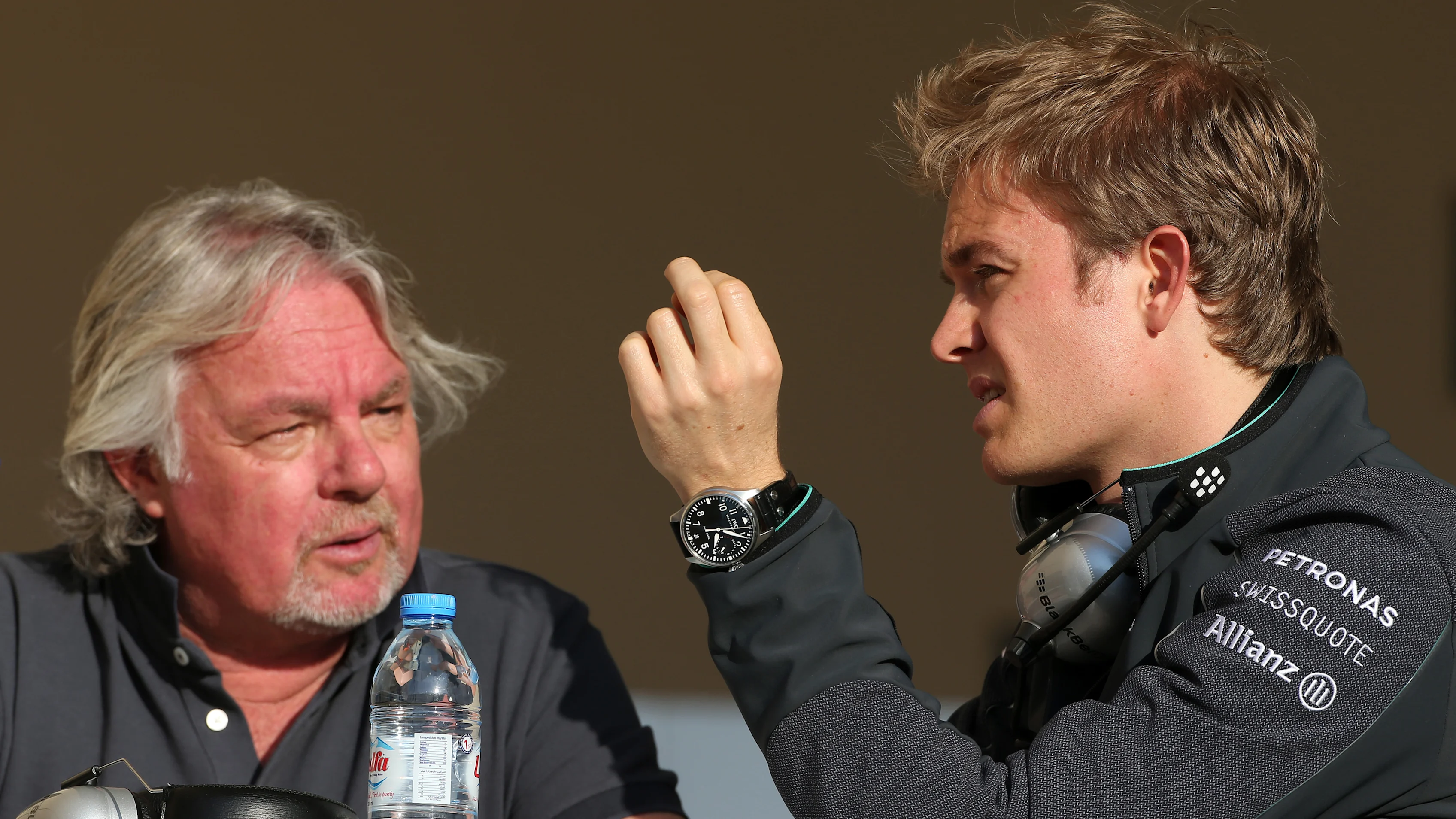 www.sutton-images.com Nico Rosberg (GER) Mercedes AMG F1 with his Father Keke Rosberg