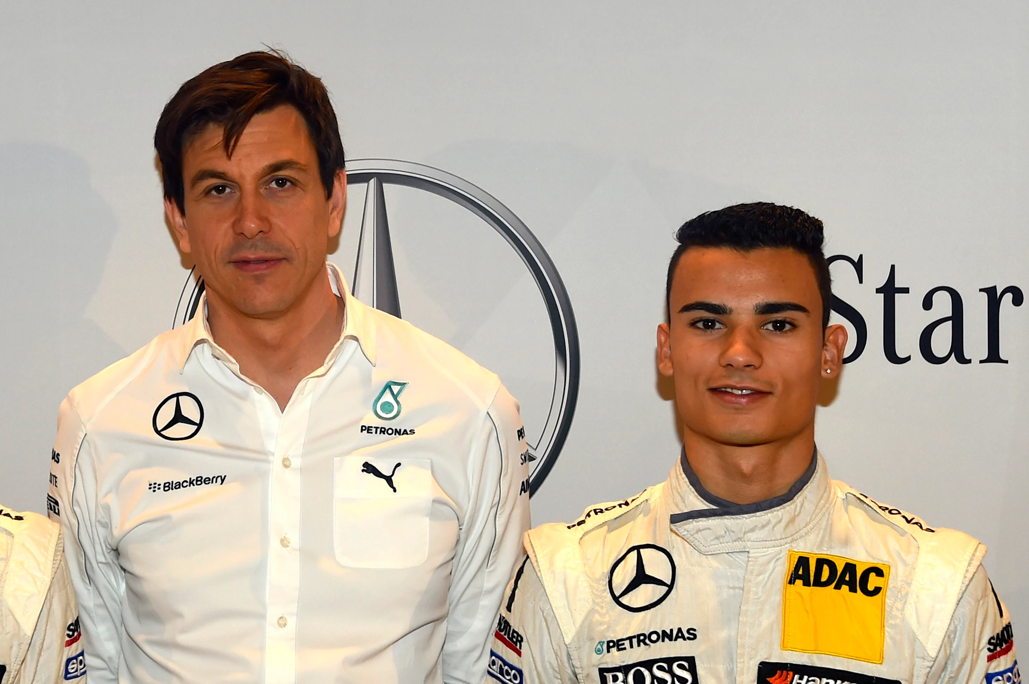 (L to R): Gary Paffett (GBR) Mercedes DTM, Toto Wolff (AUT) Mercedes AMG F1 Director of Motorsport