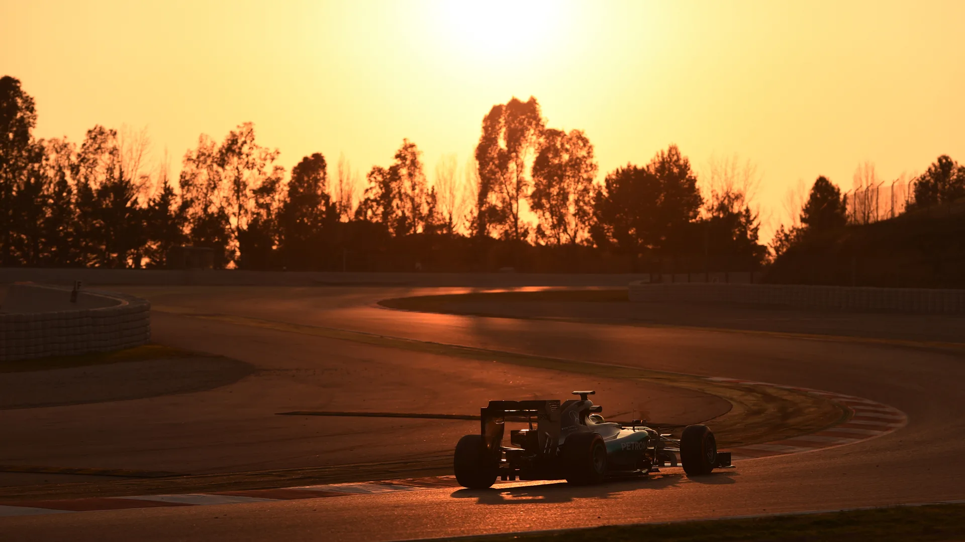 Pascal Wehrlein (GER) Mercedes AMG F1 W07 at Formula One Testing, Day One, Barcelona, Spain, 19