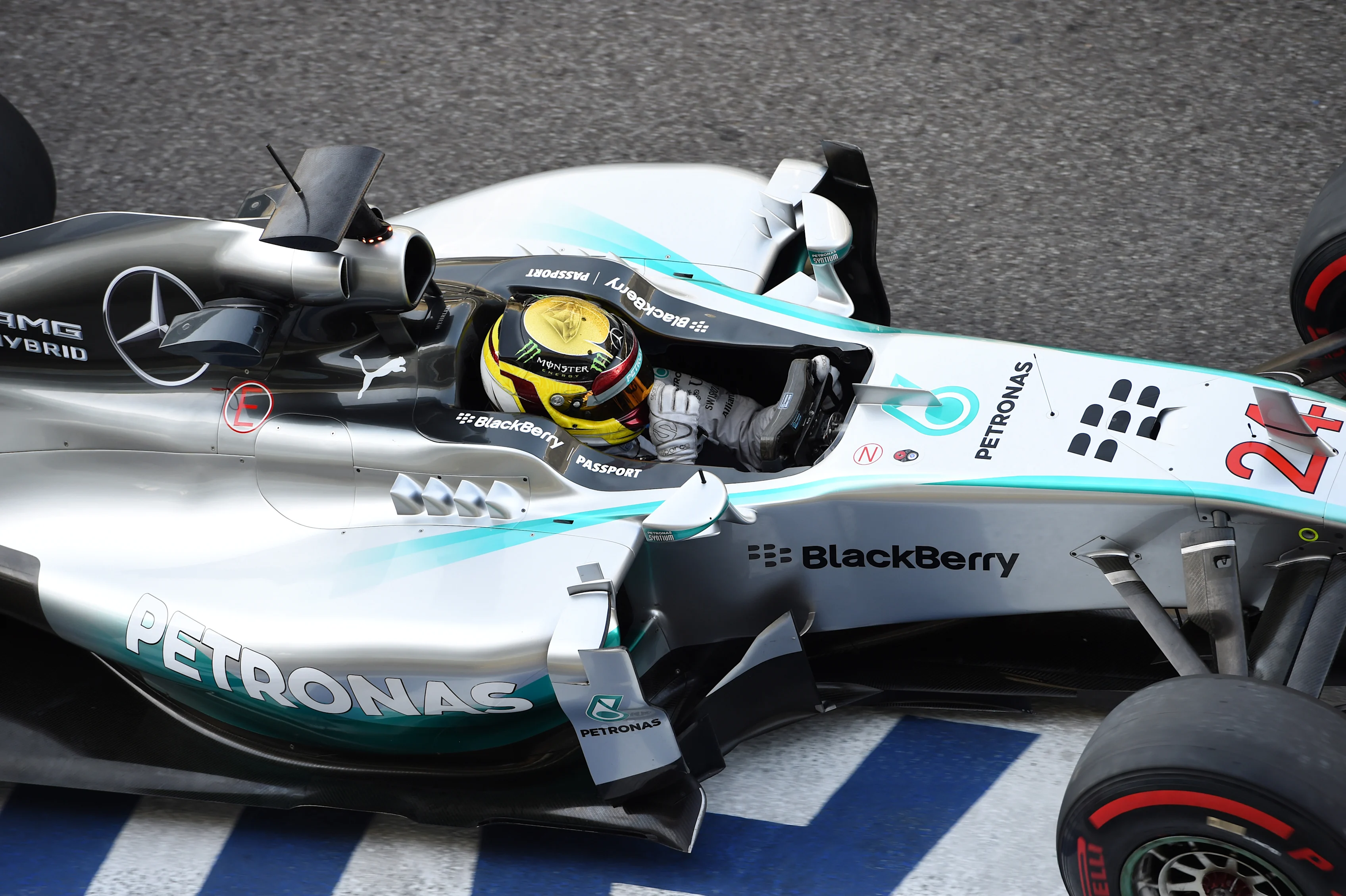 Pascal Wehrlein (GER) Mercedes AMG F1 W05. Formula One Testing, Yas Marina Circuit, Abu Dhabi, UAE, Wednesday 26 November 2014.