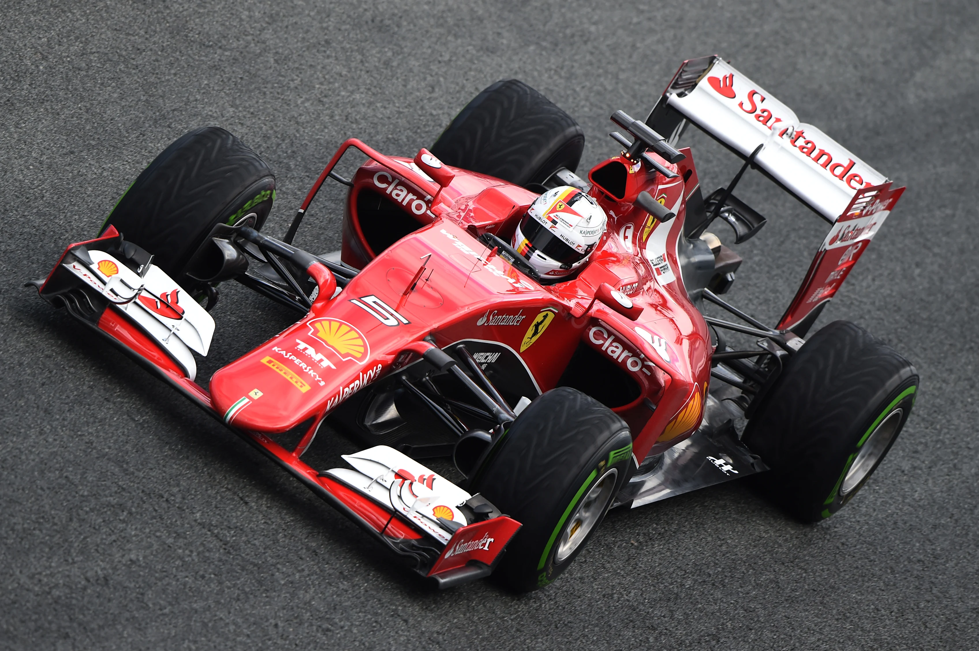Sebastian Vettel (GER) Ferrari SF15-T at Formula One Testing, Day Two, Jerez, Spain, 2  February