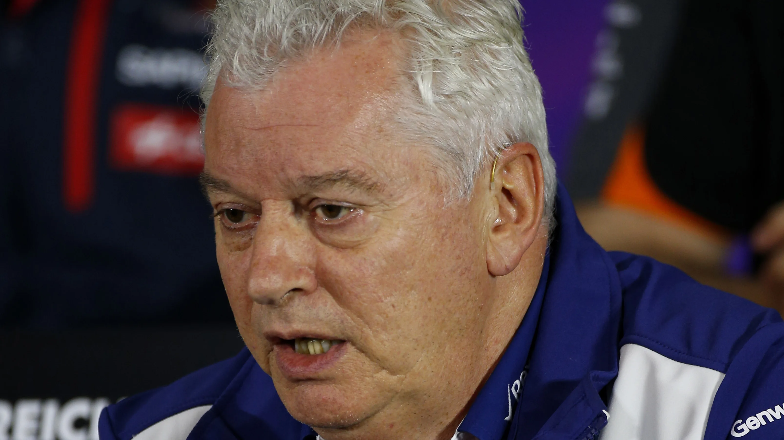 Pat Symonds (GBR) Williams Technical Director in the Press Conference at Formula One World